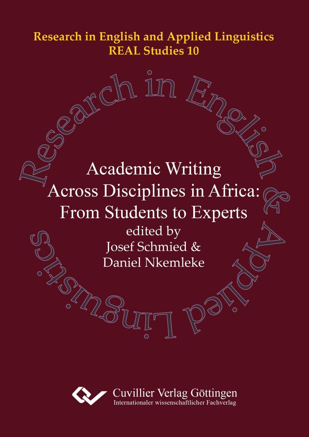 Academic Writing and Research across Disciplines in Africa. From Students to Experts