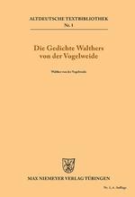 Die Gedichte Walthers von der Vogelweide