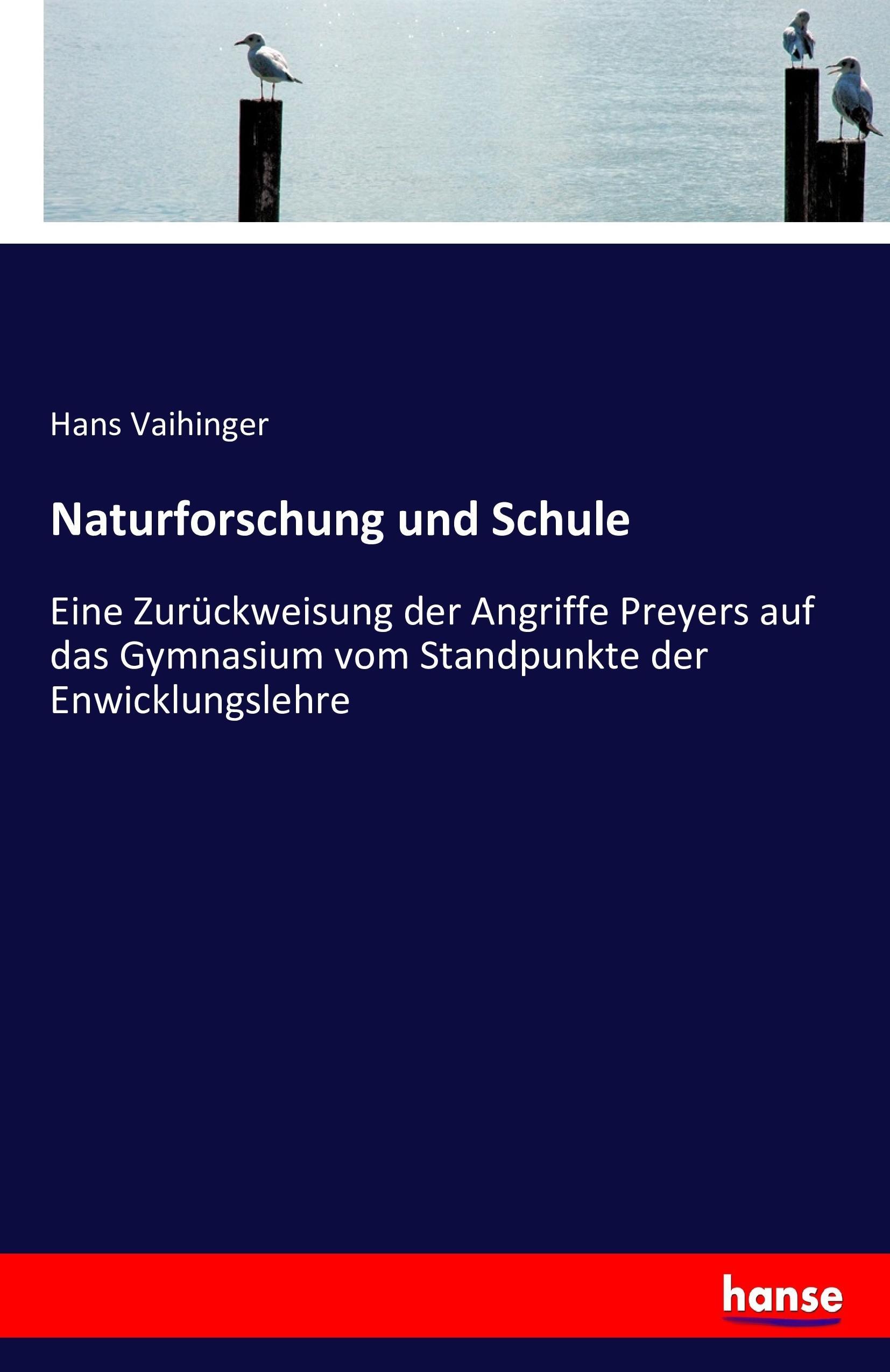 Naturforschung und Schule