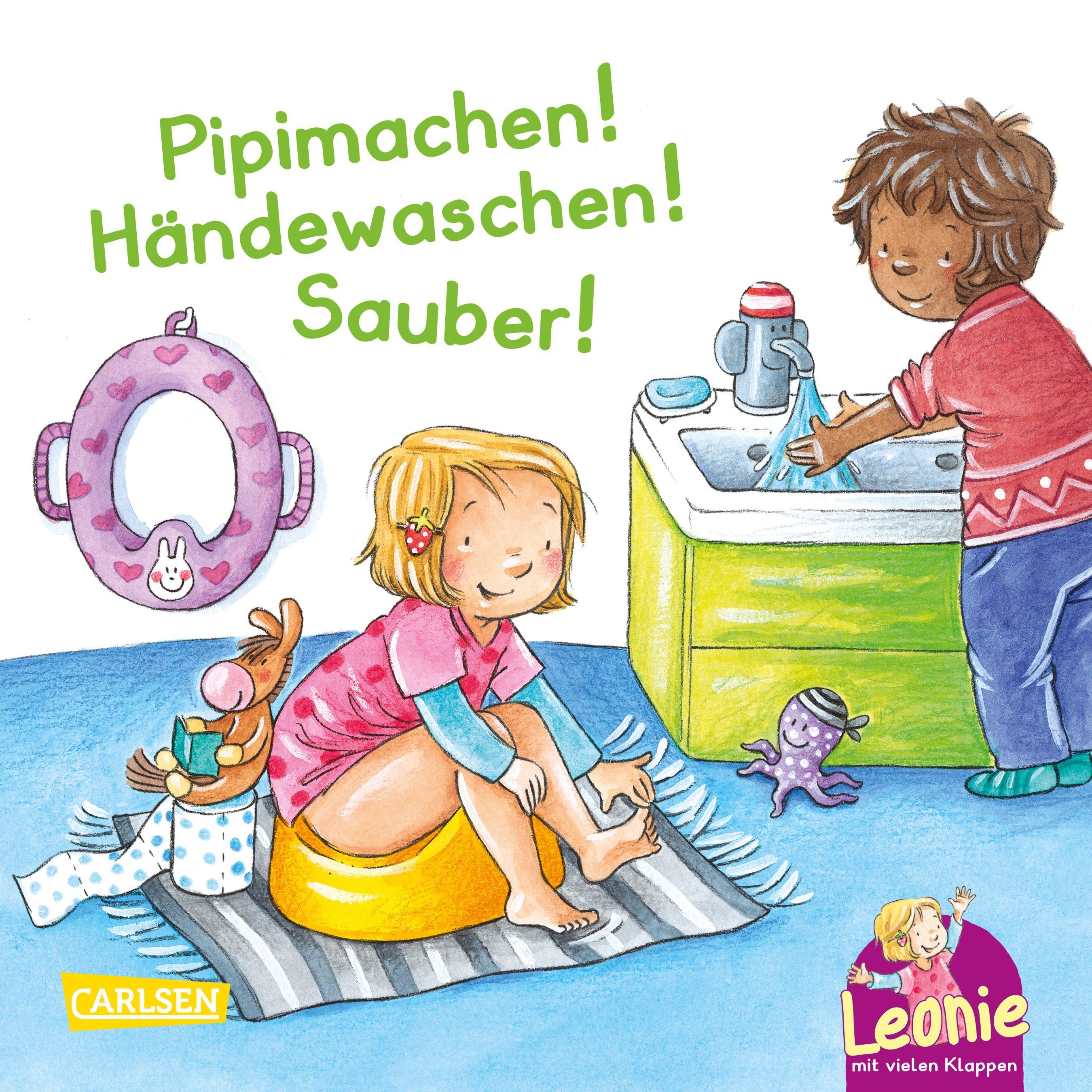 Leonie: Pipimachen! Händewaschen! Sauber!