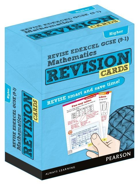 Pearson REVISE Edexcel GCSE Maths (Higher): Revision Cards incl. online revision, quizzes and videos - for 2025 and 2026 exams