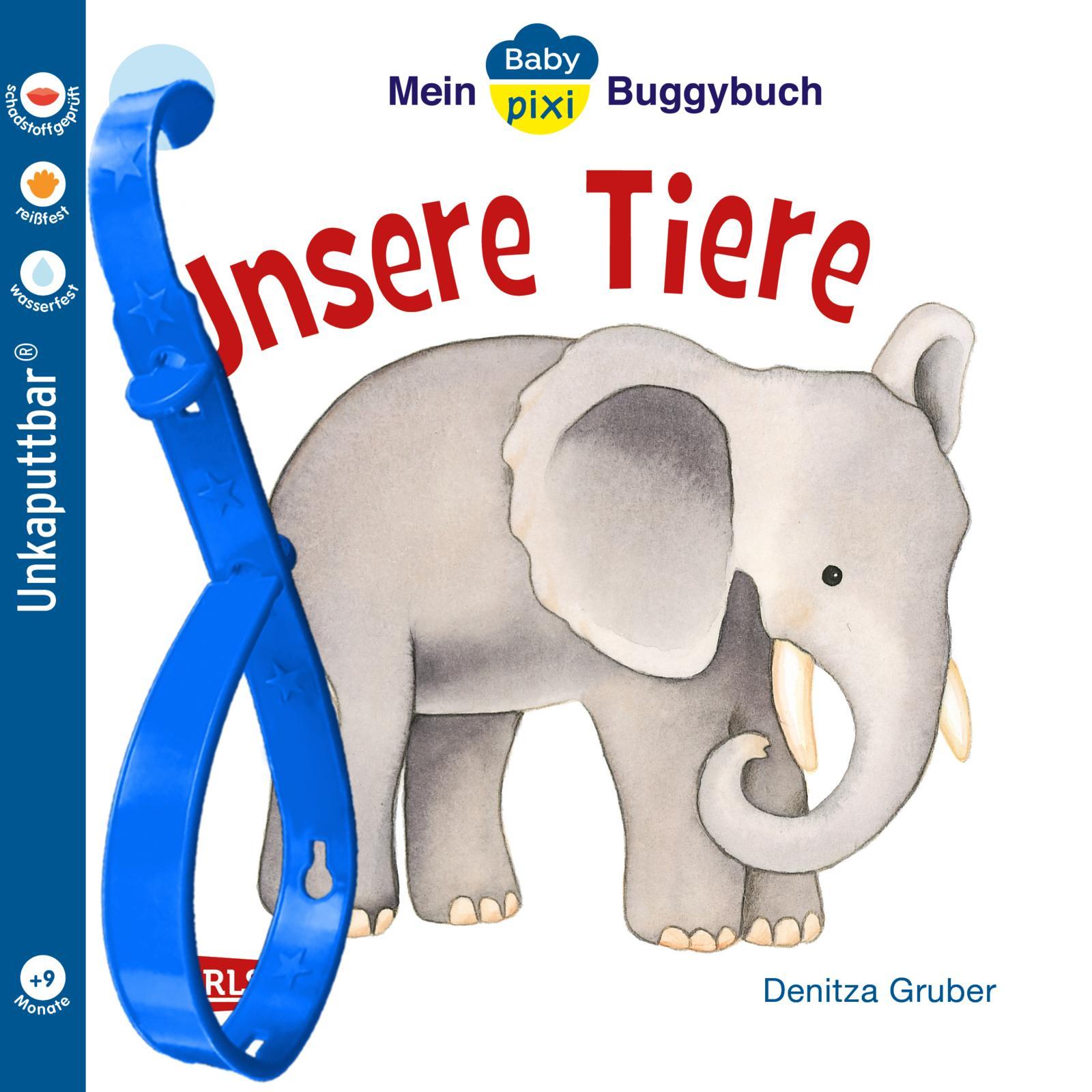 Mein Baby-Pixi-Buggybuch: Unsere Tiere