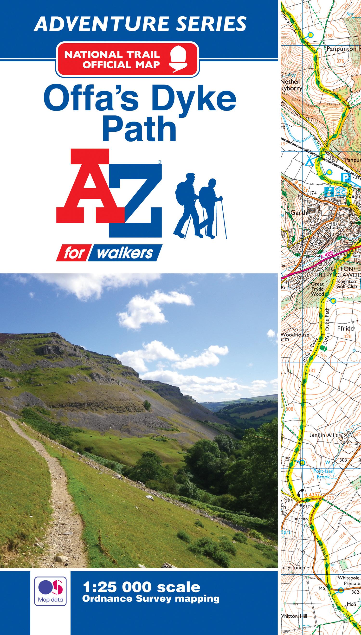 Offa's Dyke Path A-Z Adventure Atlas