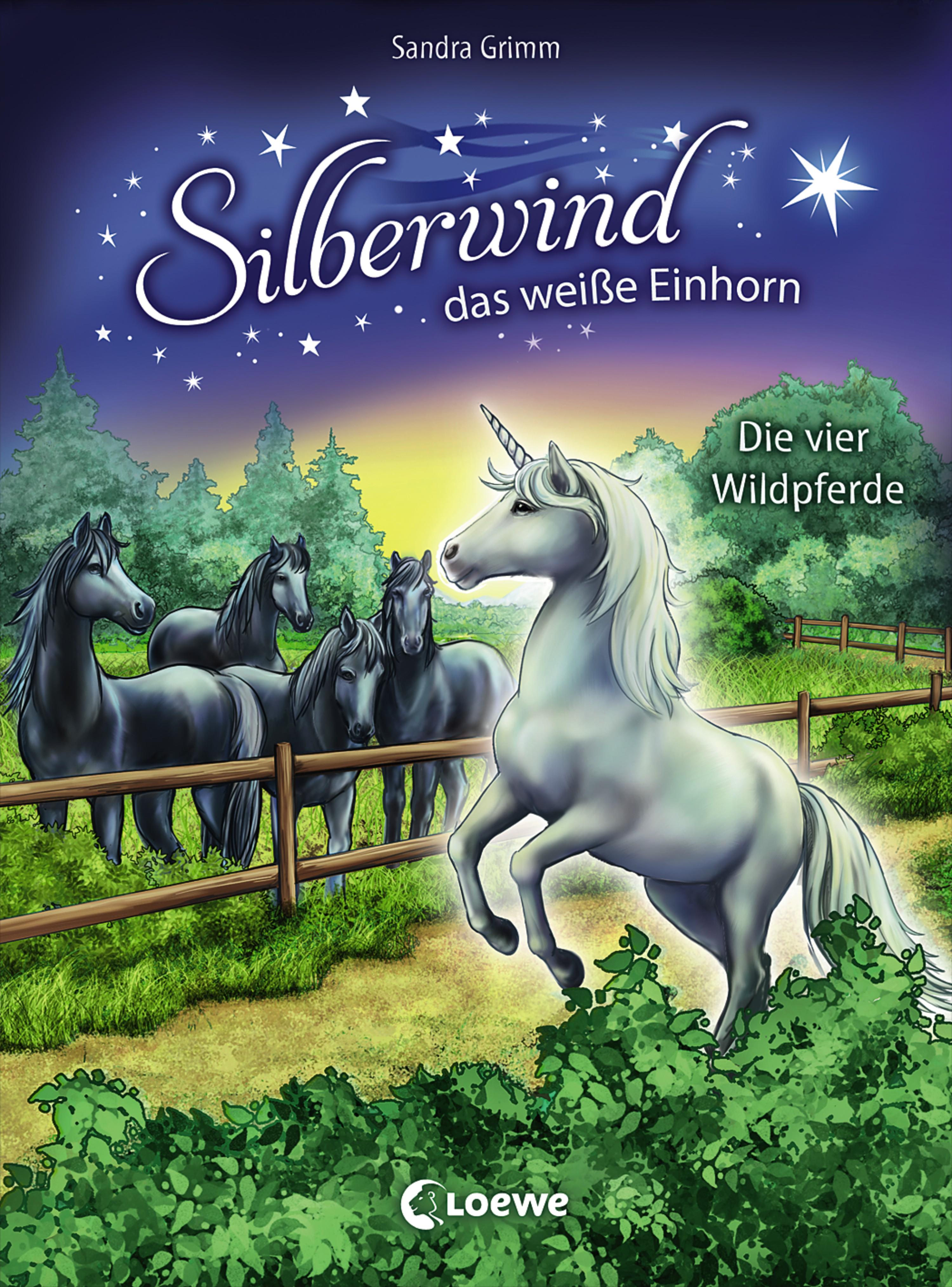 Silberwind, das weiße Einhorn - Die vier Wildpferde