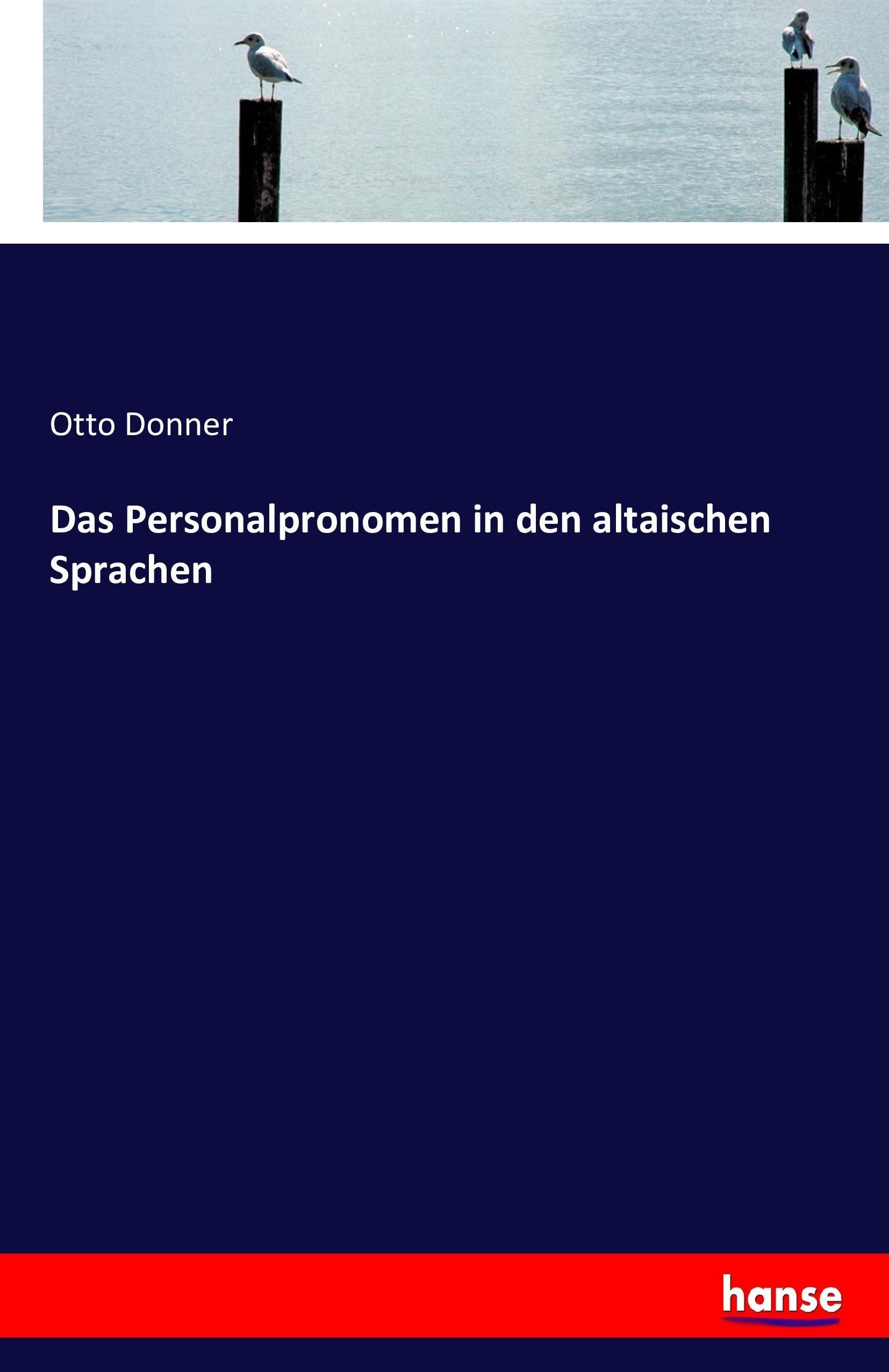 Das Personalpronomen in den altaischen Sprachen