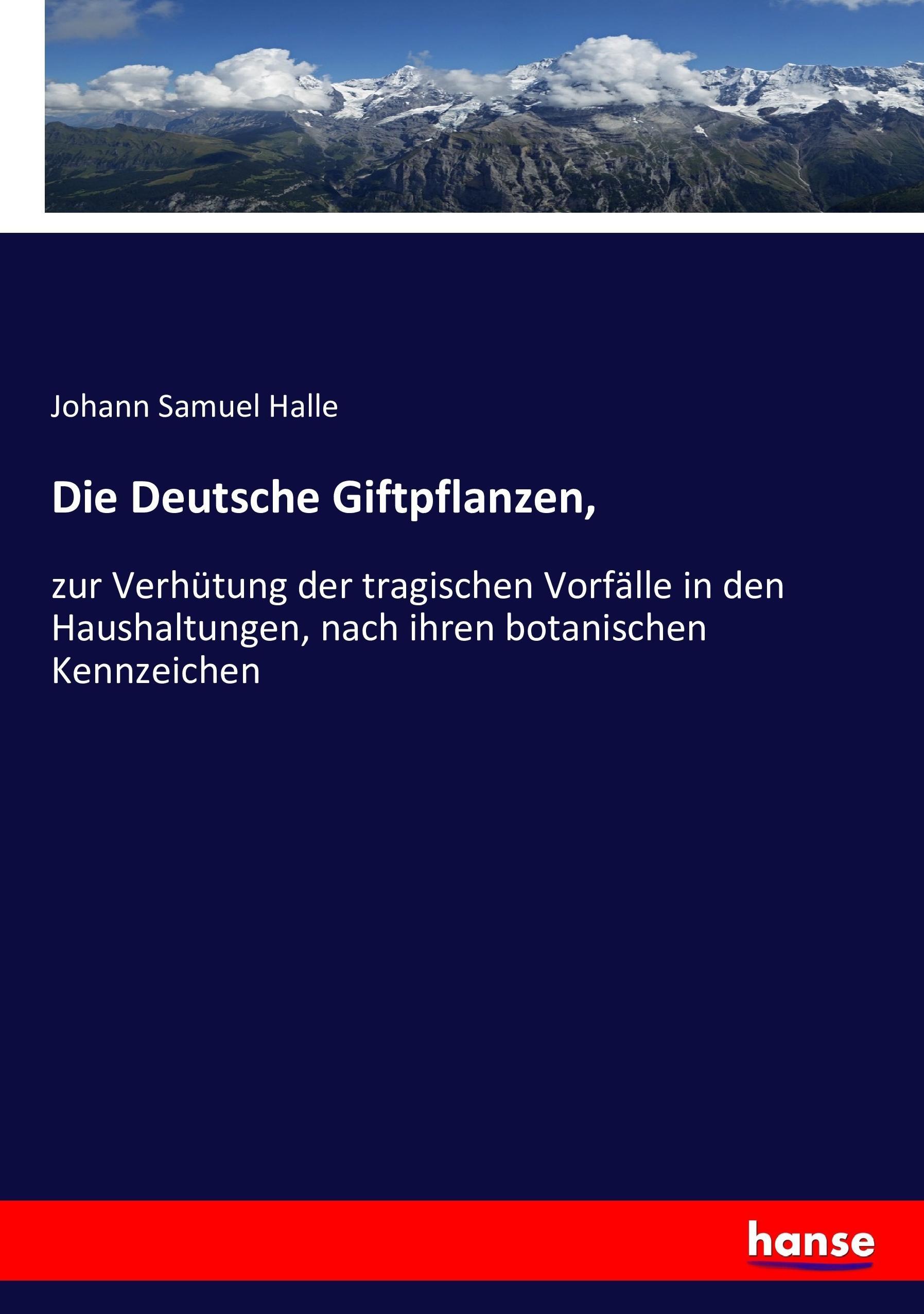 Die Deutsche Giftpflanzen,