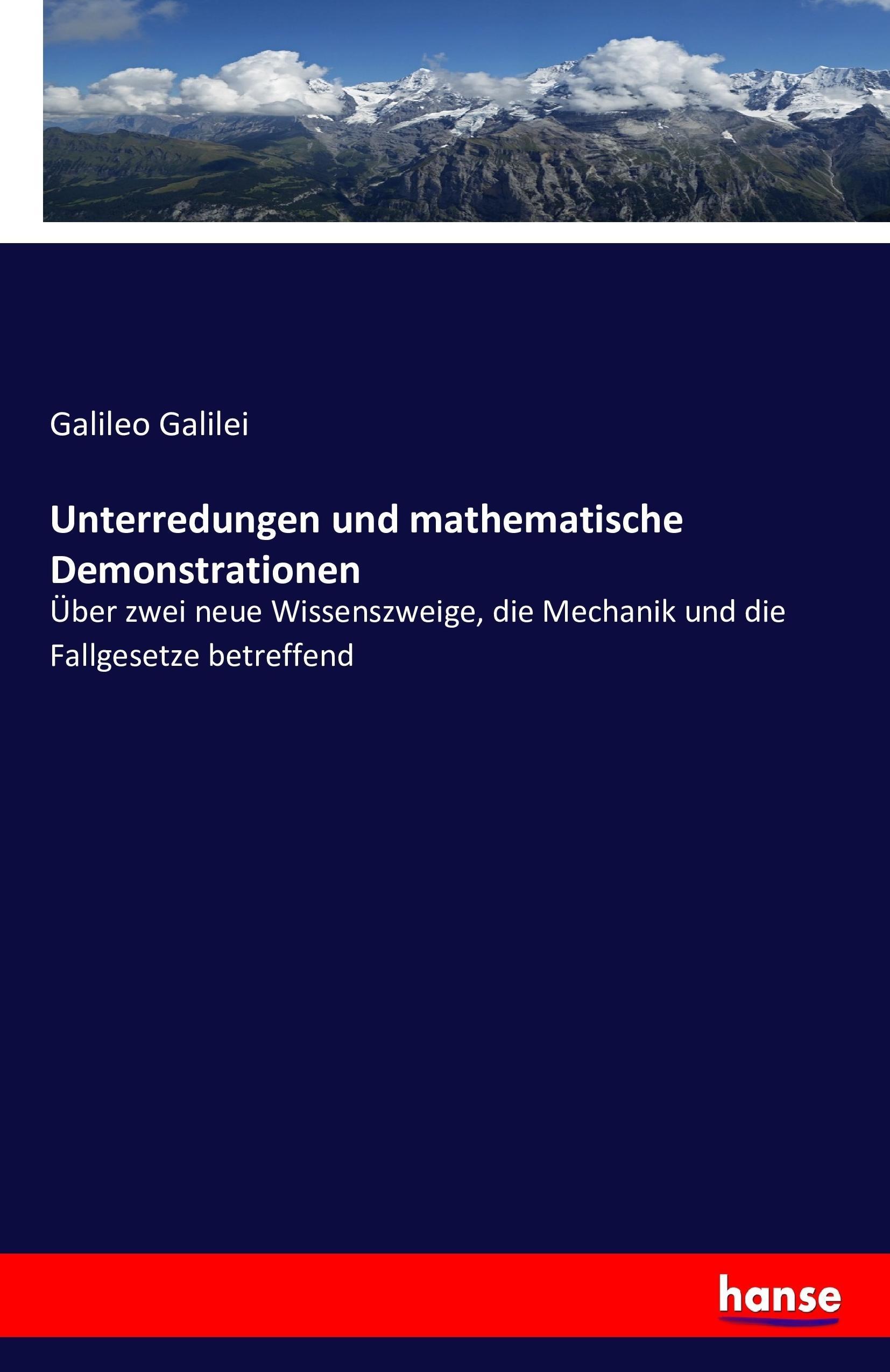 Unterredungen und mathematische Demonstrationen