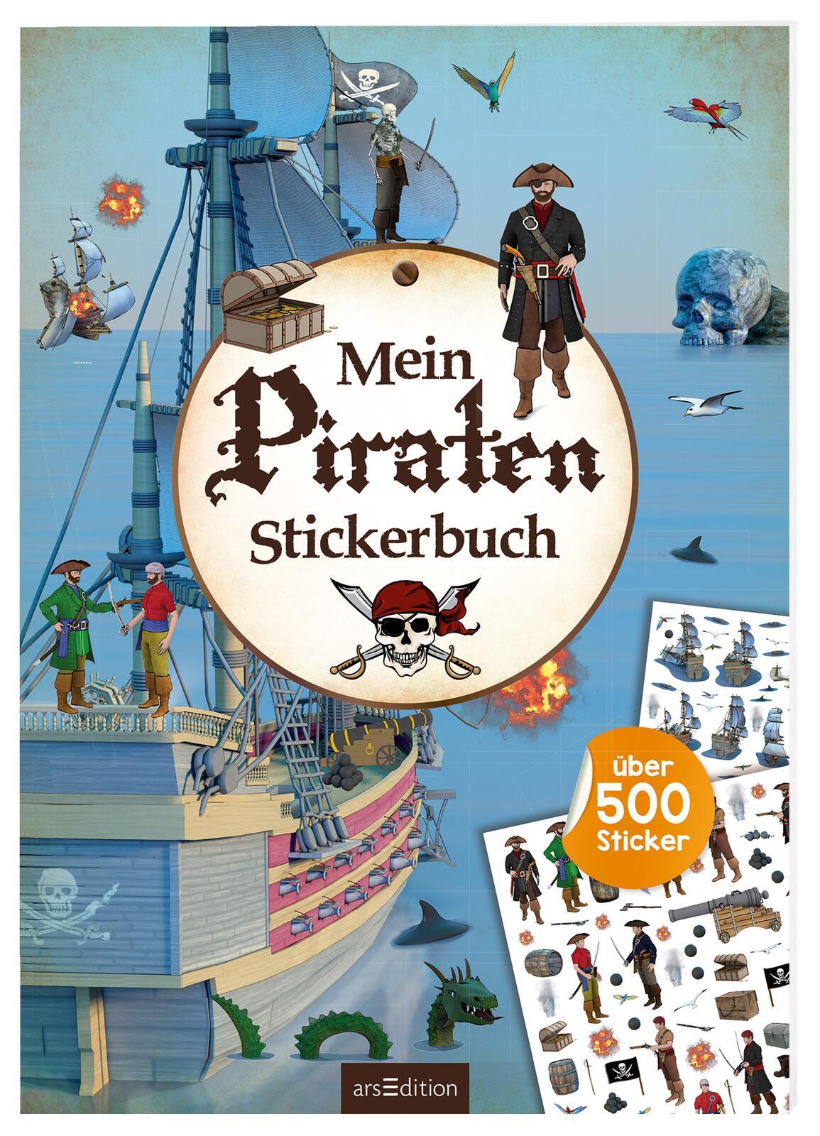 Mein Piraten-Stickerbuch