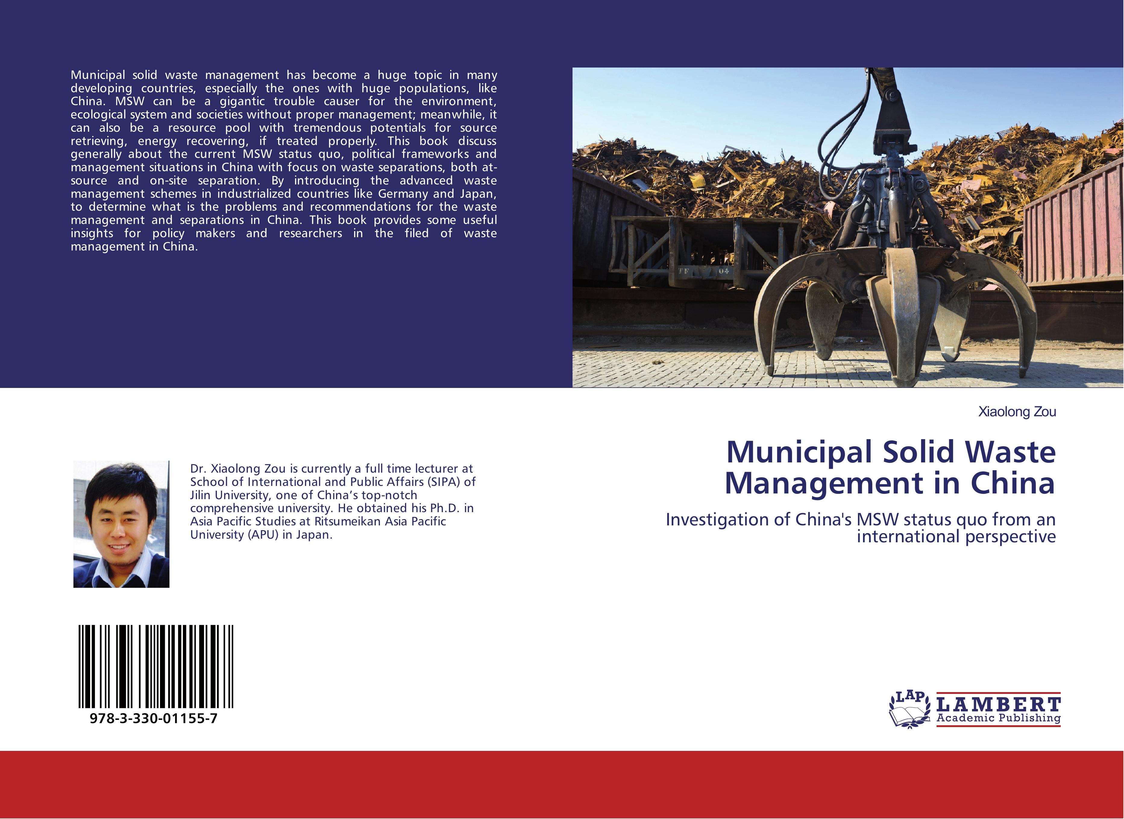 Municipal Solid Waste Management in China