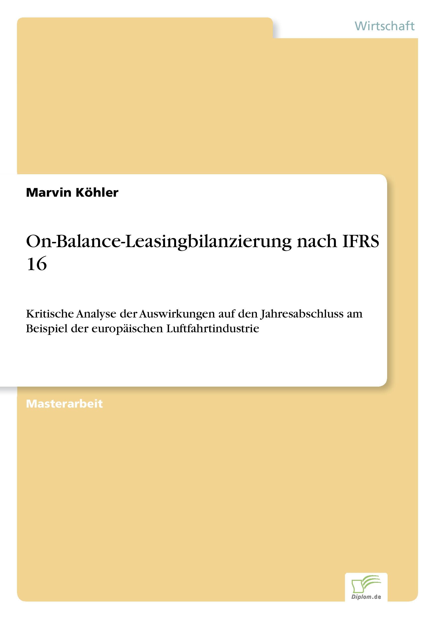 On-Balance-Leasingbilanzierung nach IFRS 16