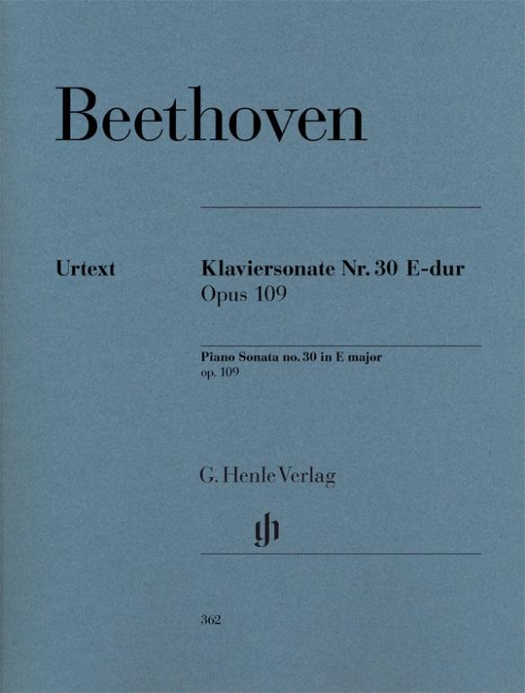 Beethoven, Ludwig van - Klaviersonate Nr. 30 E-dur op. 109