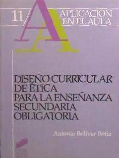 Diseño curricular de ética para la Enseñanza Secundaria Obligatoria