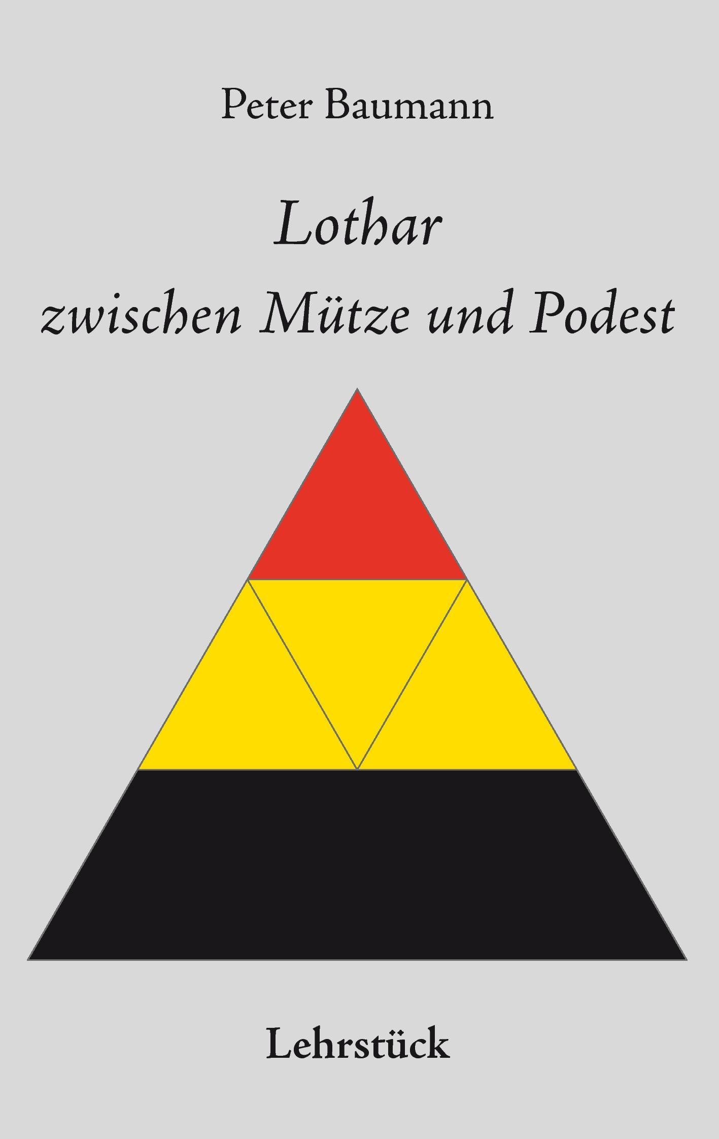 Lothar zwischen Mütze und Podest