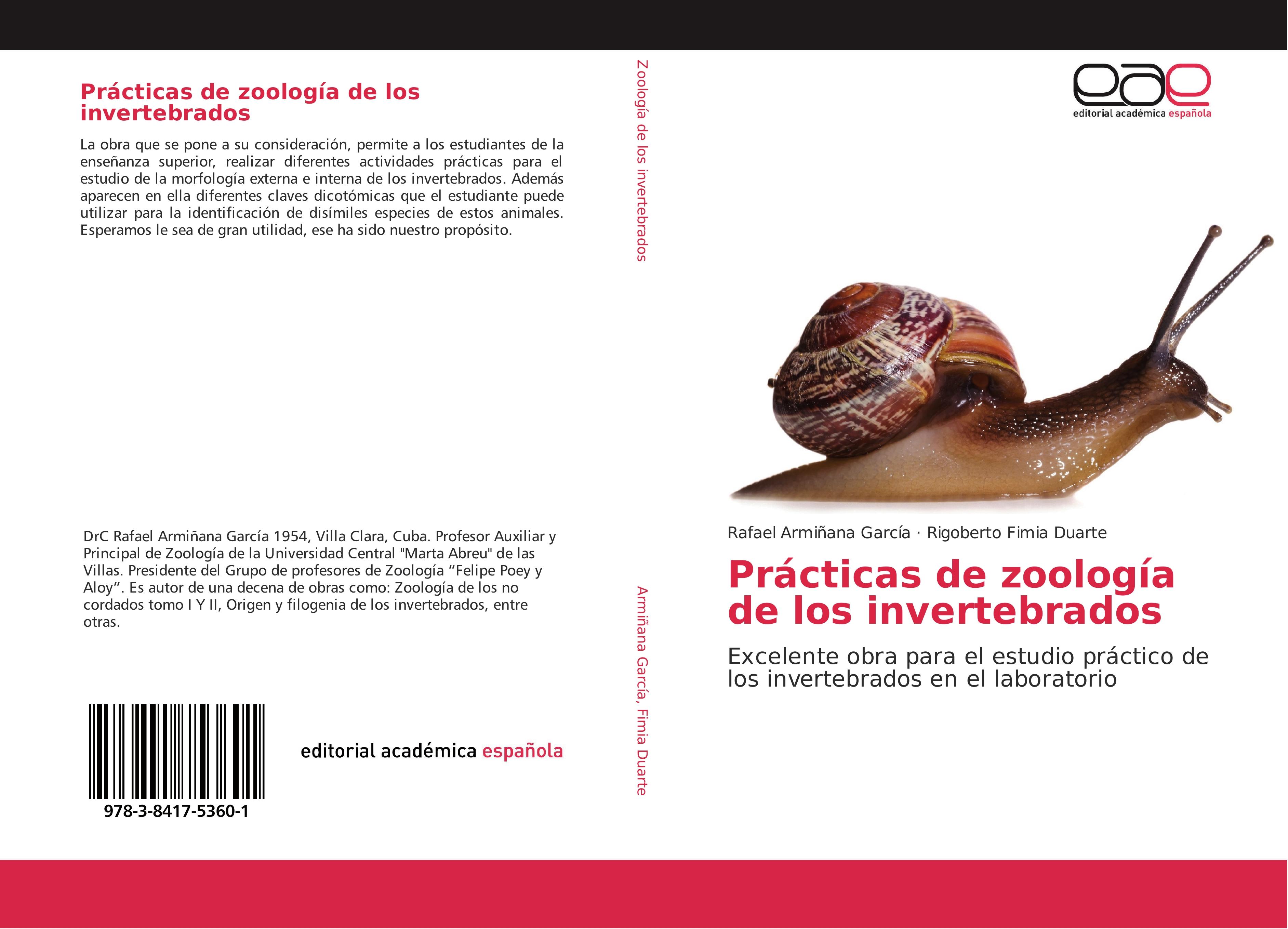 Prácticas de zoología de los invertebrados