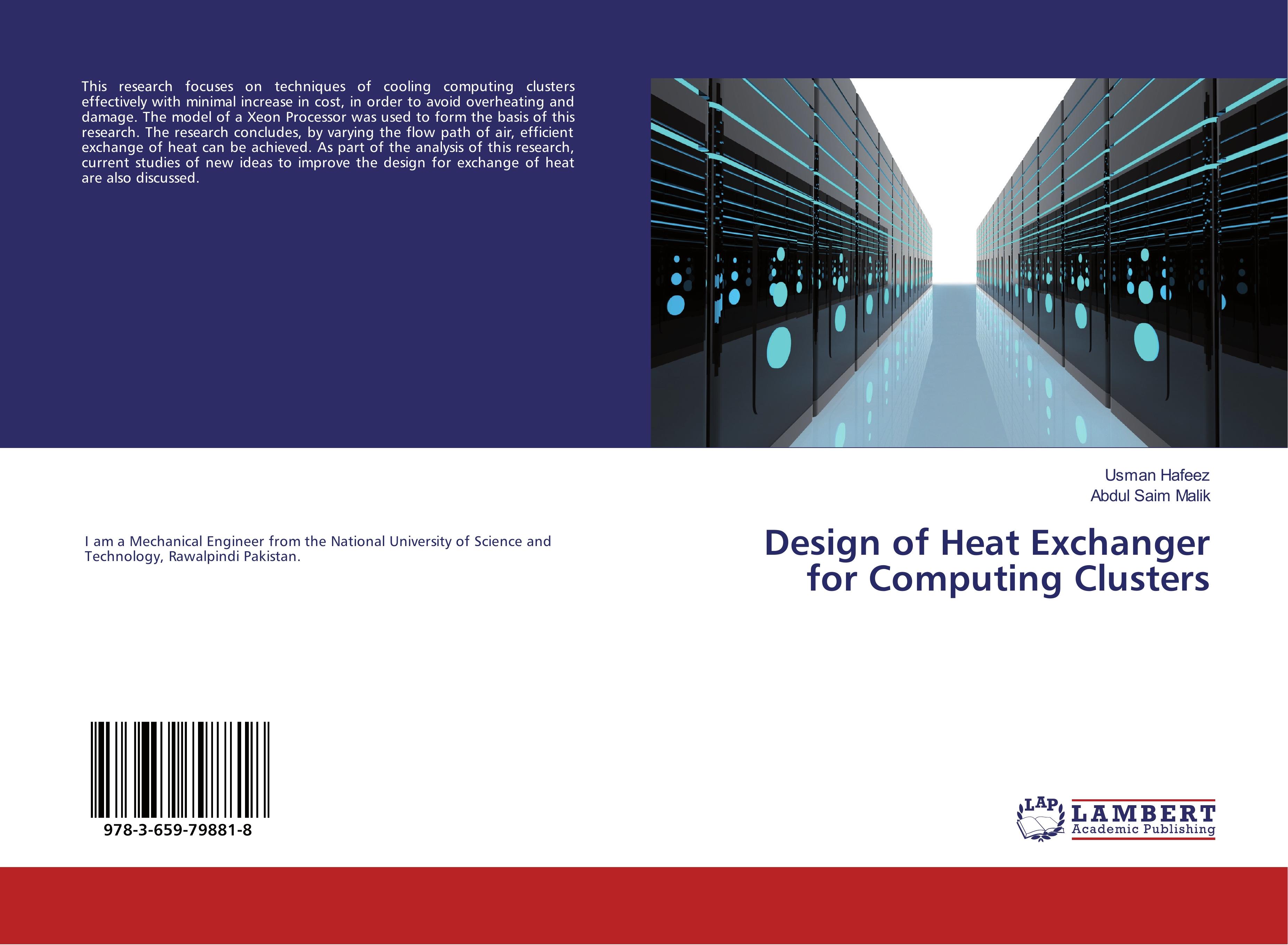 Design of Heat Exchanger for Computing Clusters