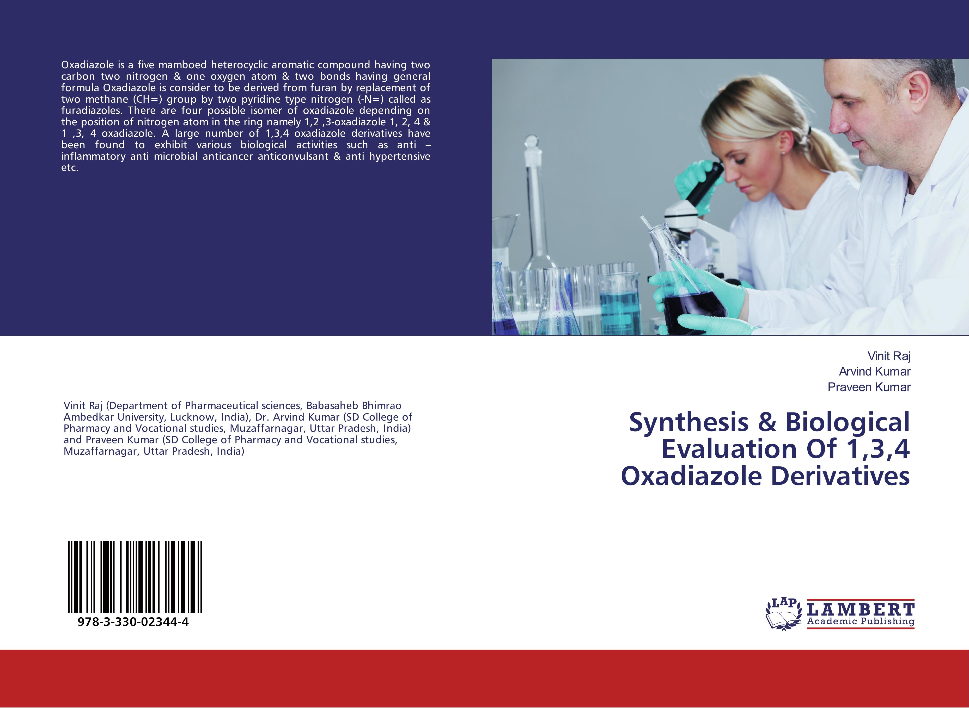 Synthesis & Biological Evaluation Of 1,3,4 Oxadiazole Derivatives