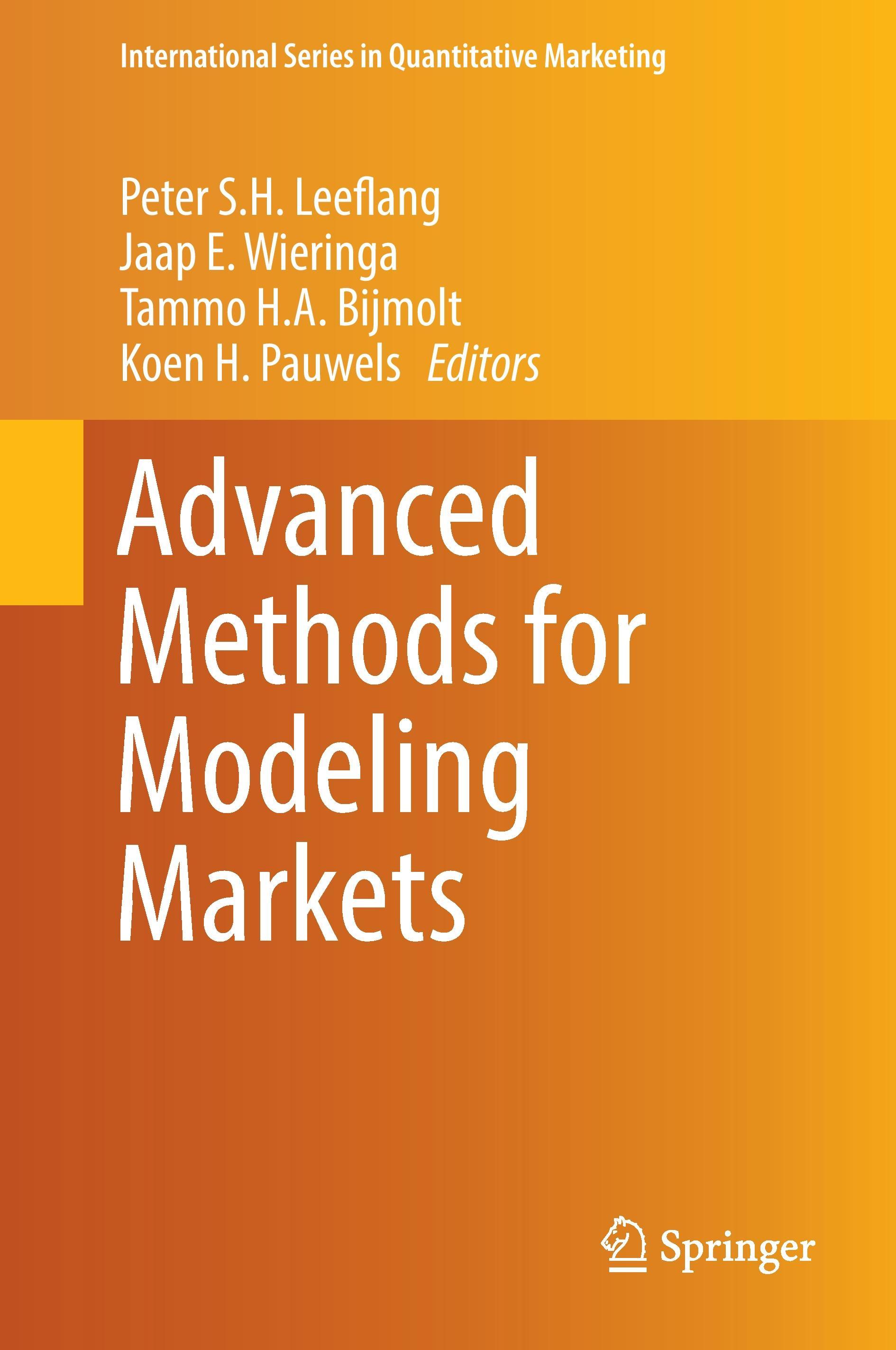 Advanced Methods for Modeling Markets