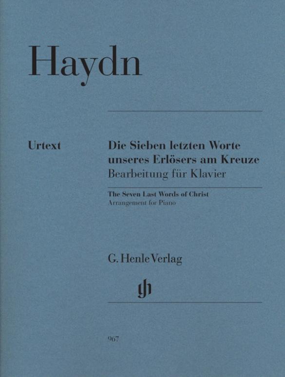 Haydn, Joseph - Die Sieben letzten Worte unseres Erlösers am Kreuze, Bearbeitung für Klavier