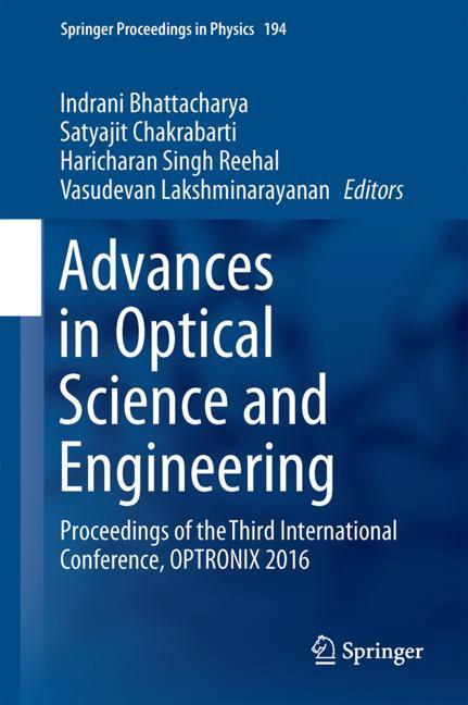 Advances in Optical Science and Engineering