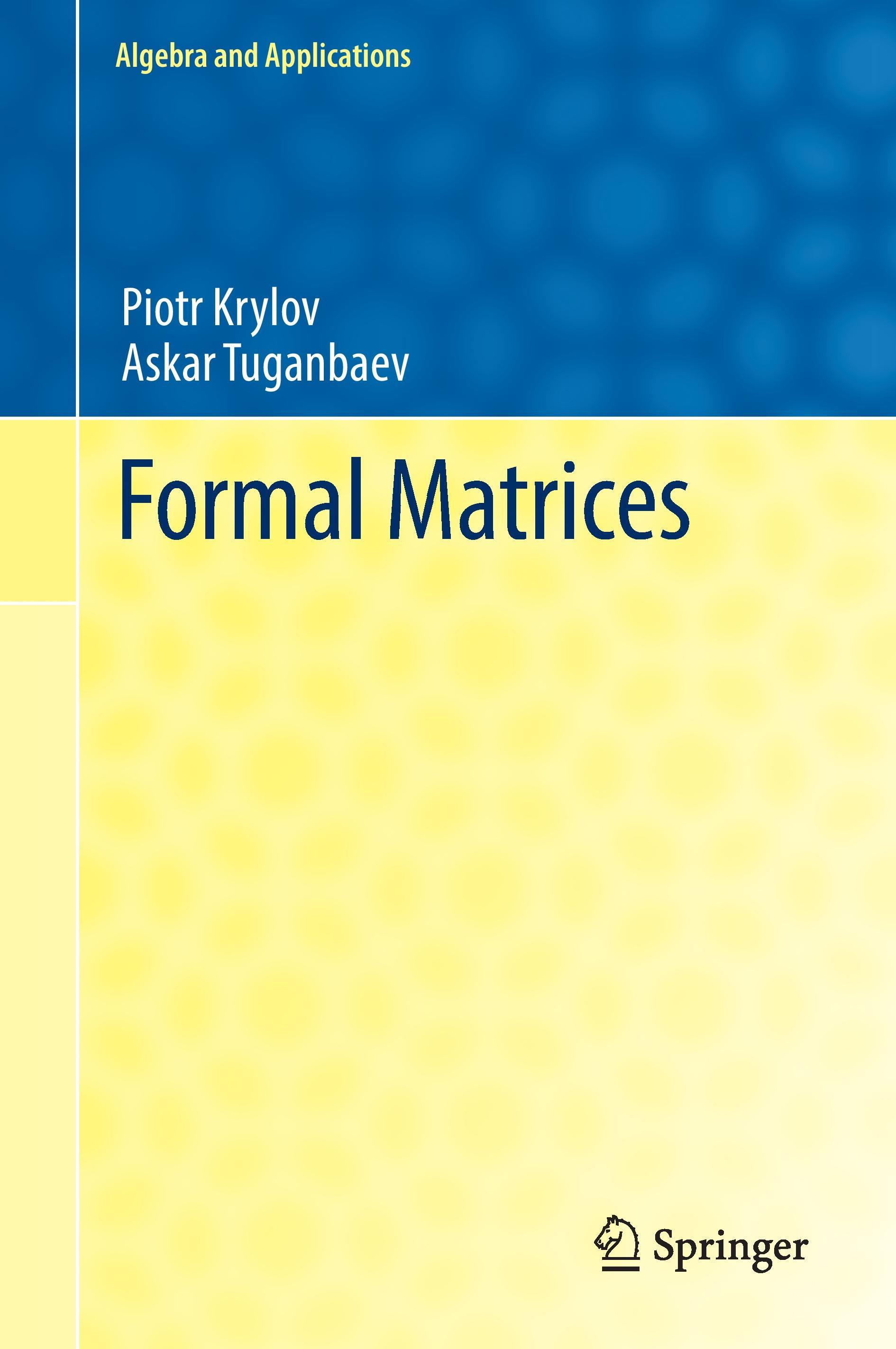 Formal Matrices