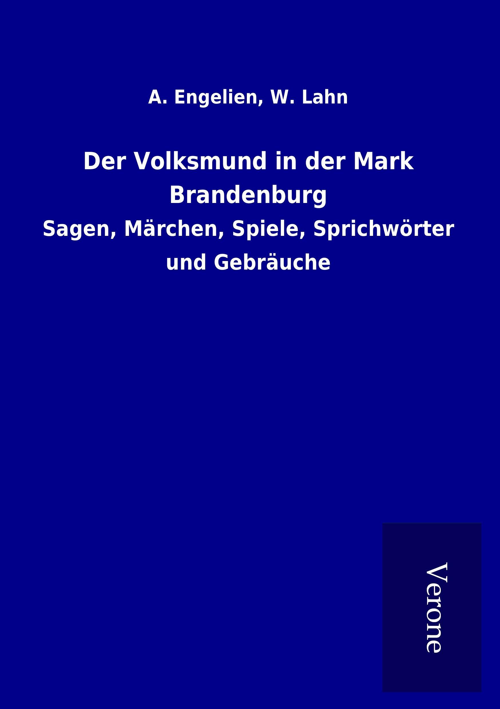 Der Volksmund in der Mark Brandenburg