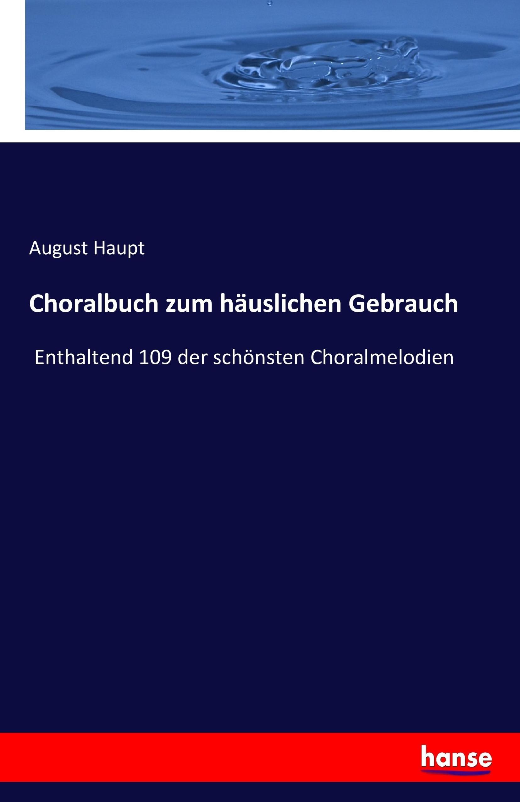 Choralbuch zum häuslichen Gebrauch