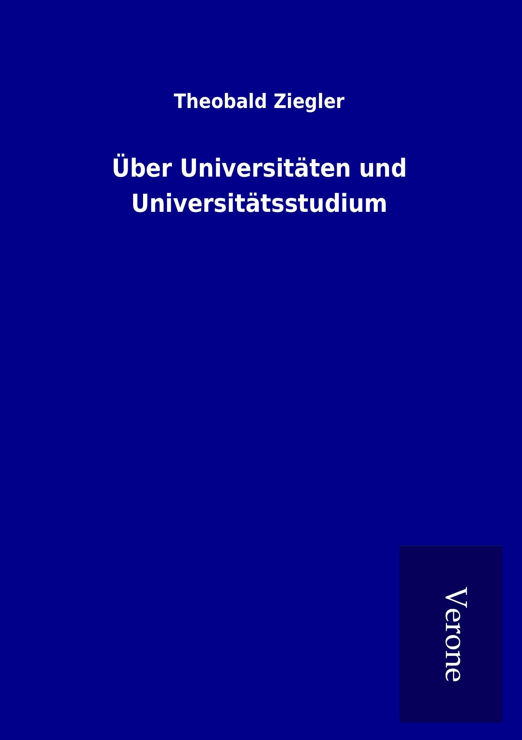 Über Universitäten und Universitätsstudium