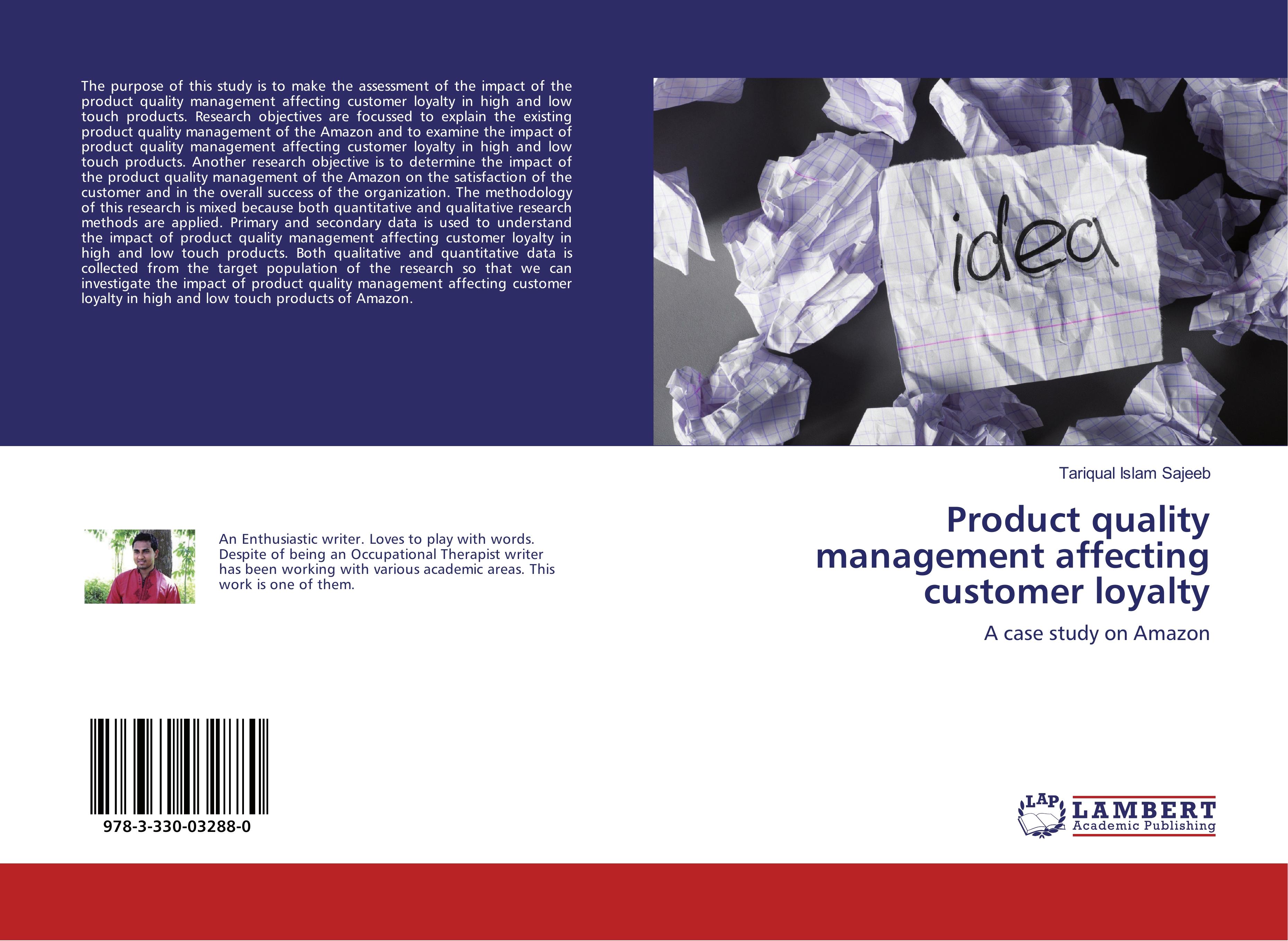 Product quality management affecting customer loyalty