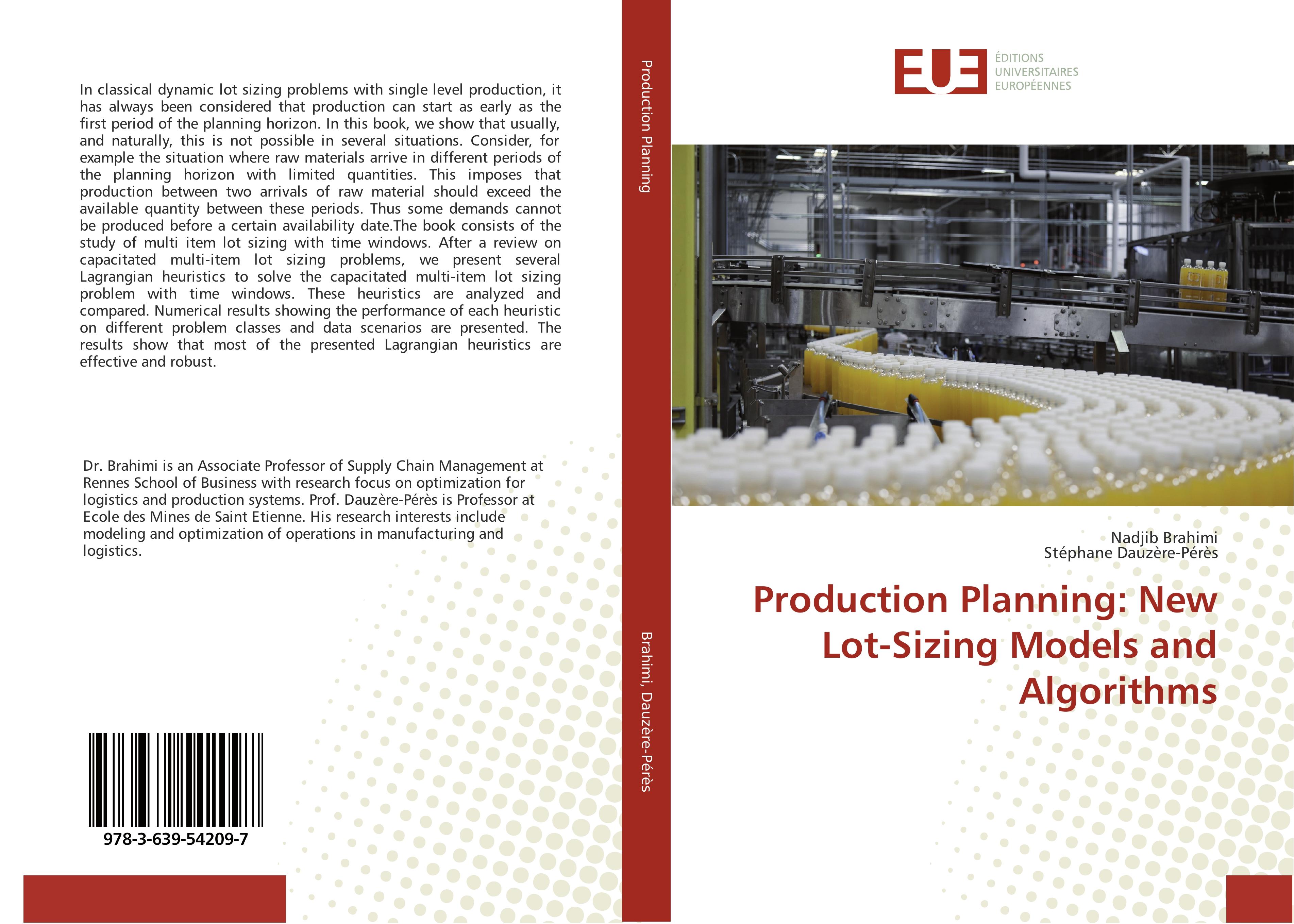 Production Planning: New Lot-Sizing Models and Algorithms