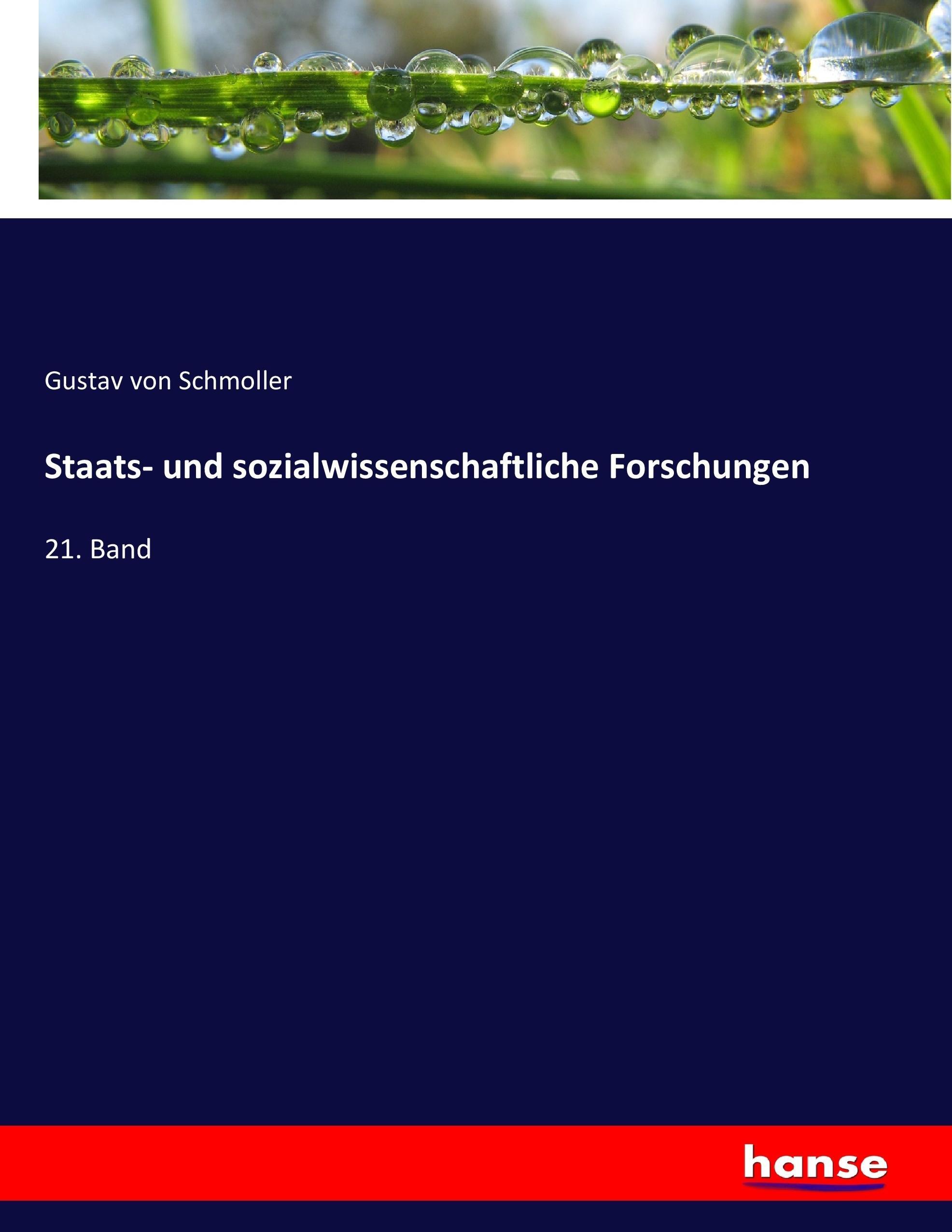 Staats- und sozialwissenschaftliche Forschungen