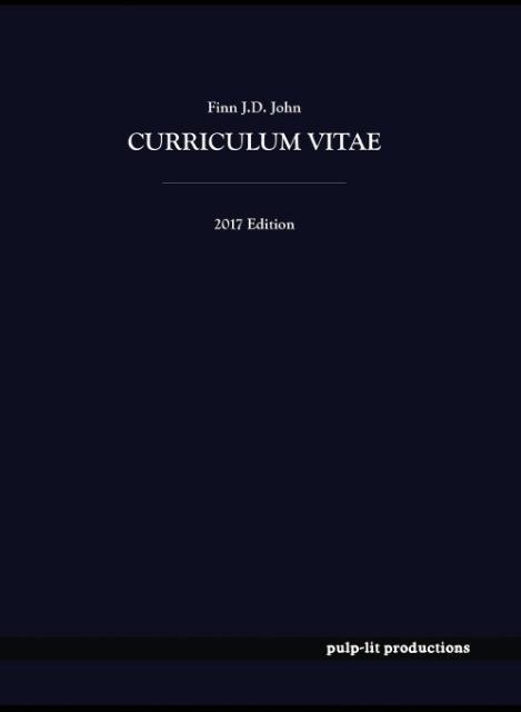 Curriculum Vitae, Finn J.D. John