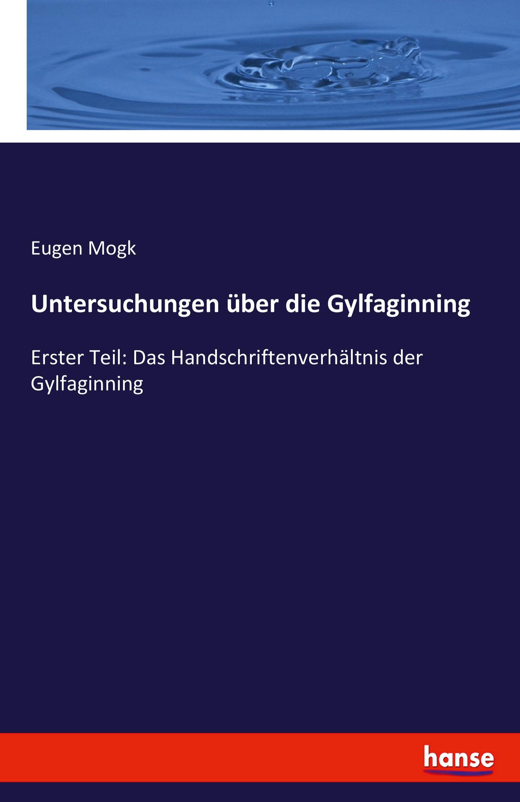 Untersuchungen über die Gylfaginning