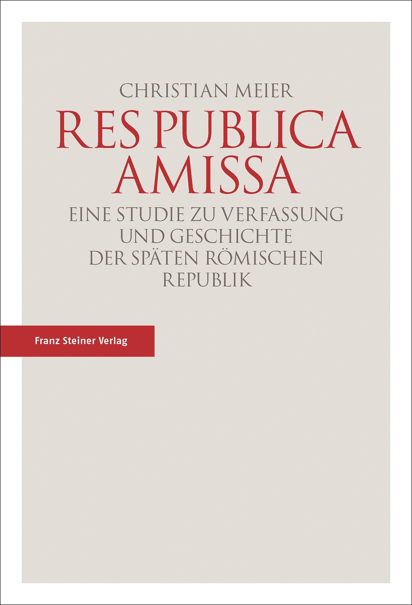 Res publica amissa