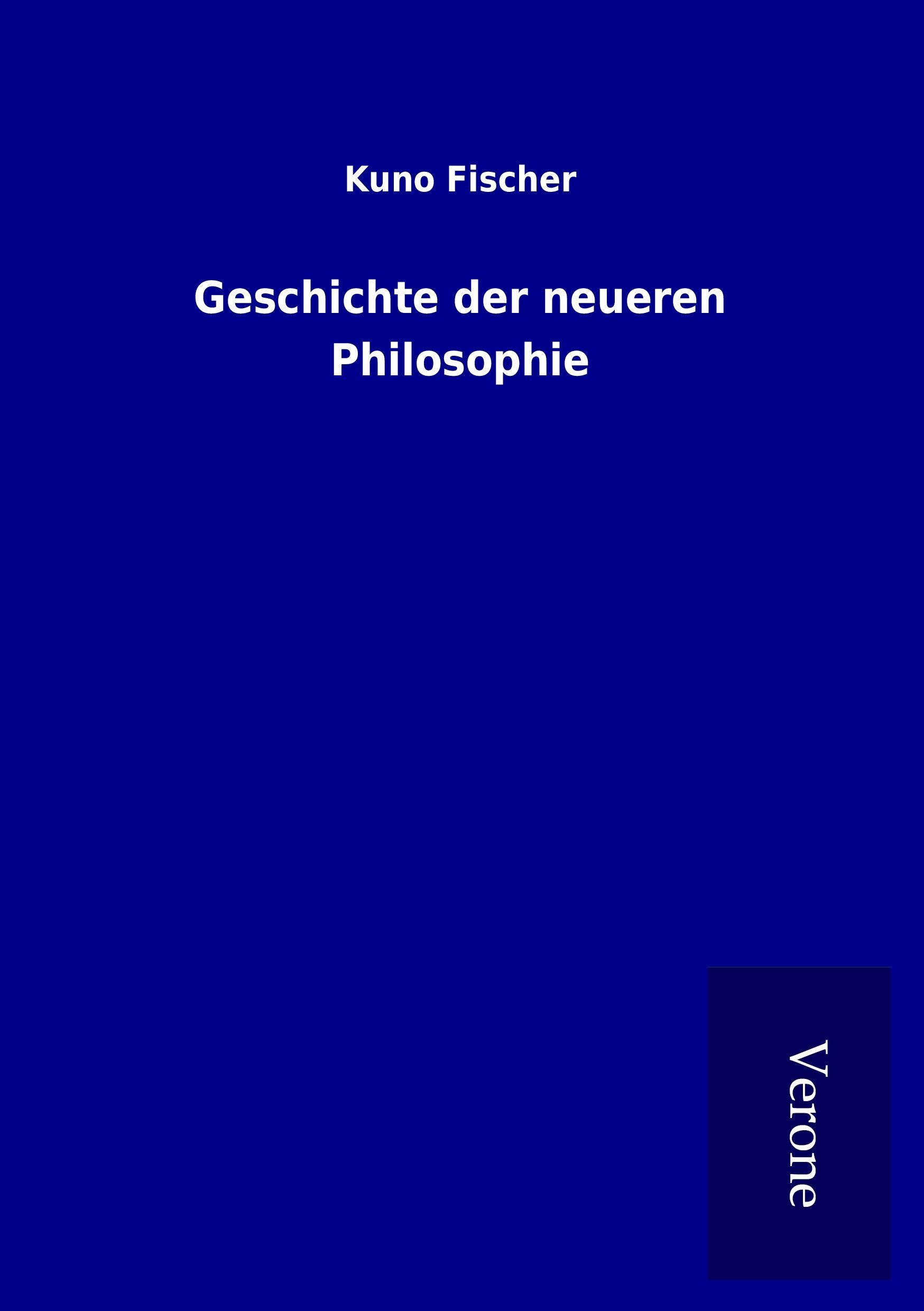 Geschichte der neueren Philosophie