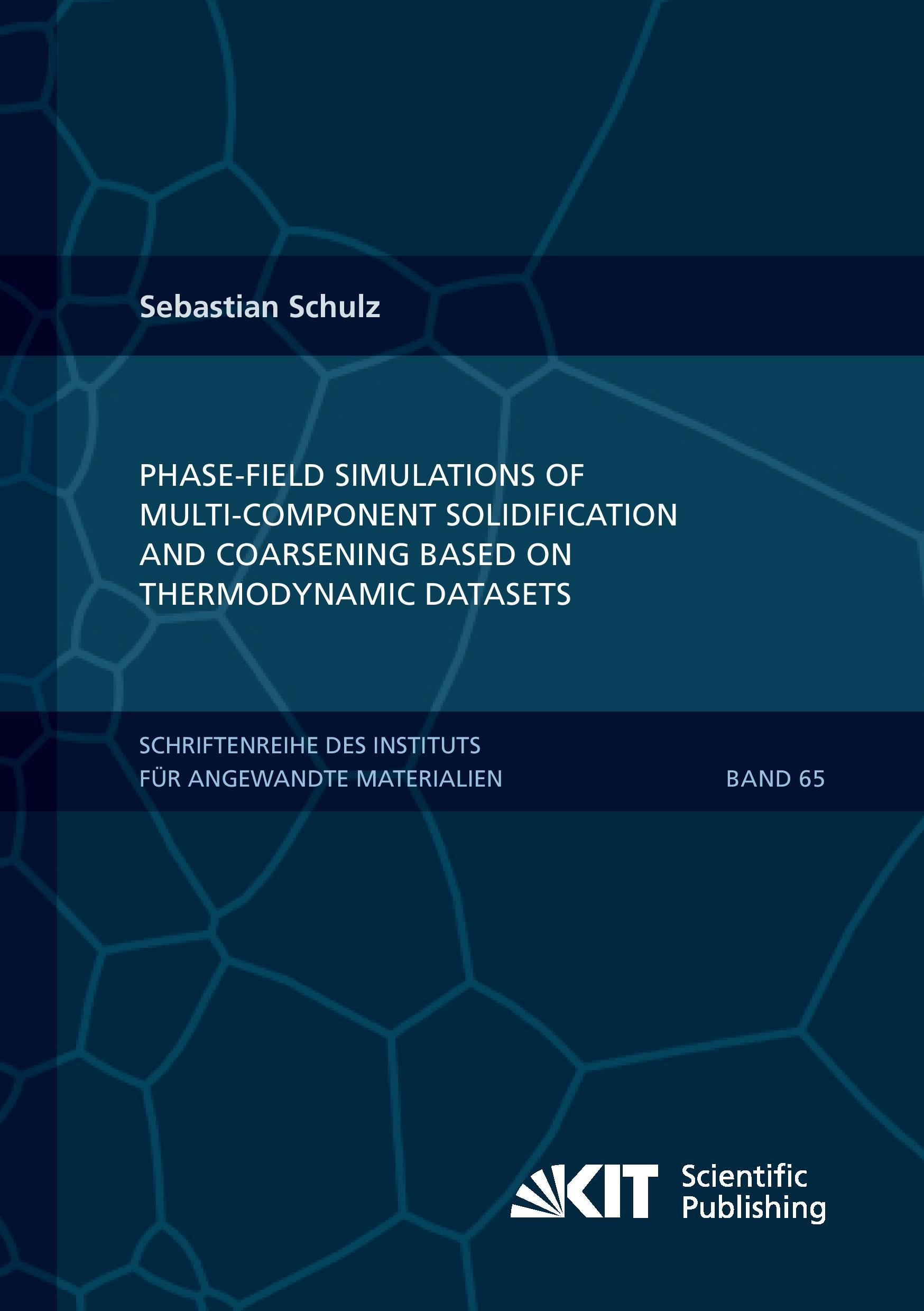 Phase-field simulations of multi-component solidification and coarsening based on thermodynamic datasets