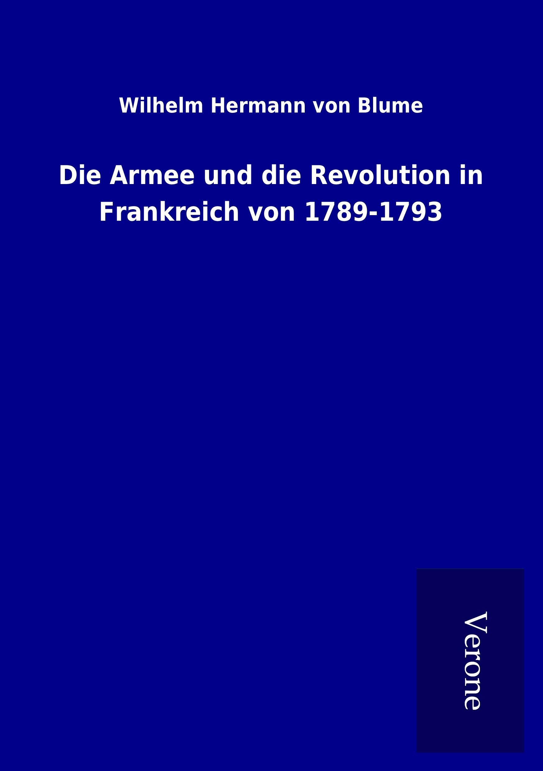 Die Armee und die Revolution in Frankreich von 1789-1793