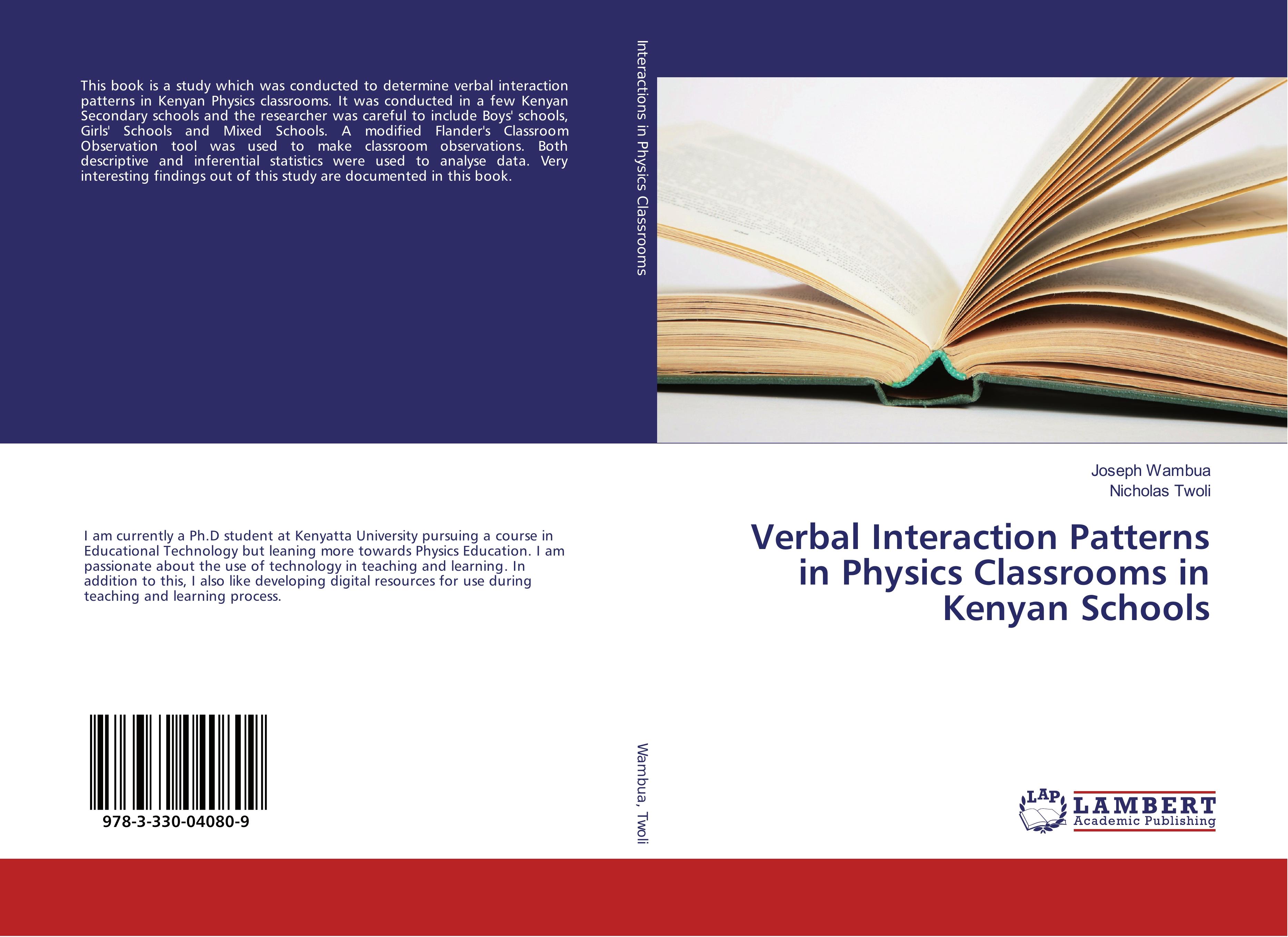 Verbal Interaction Patterns in Physics Classrooms in Kenyan Schools