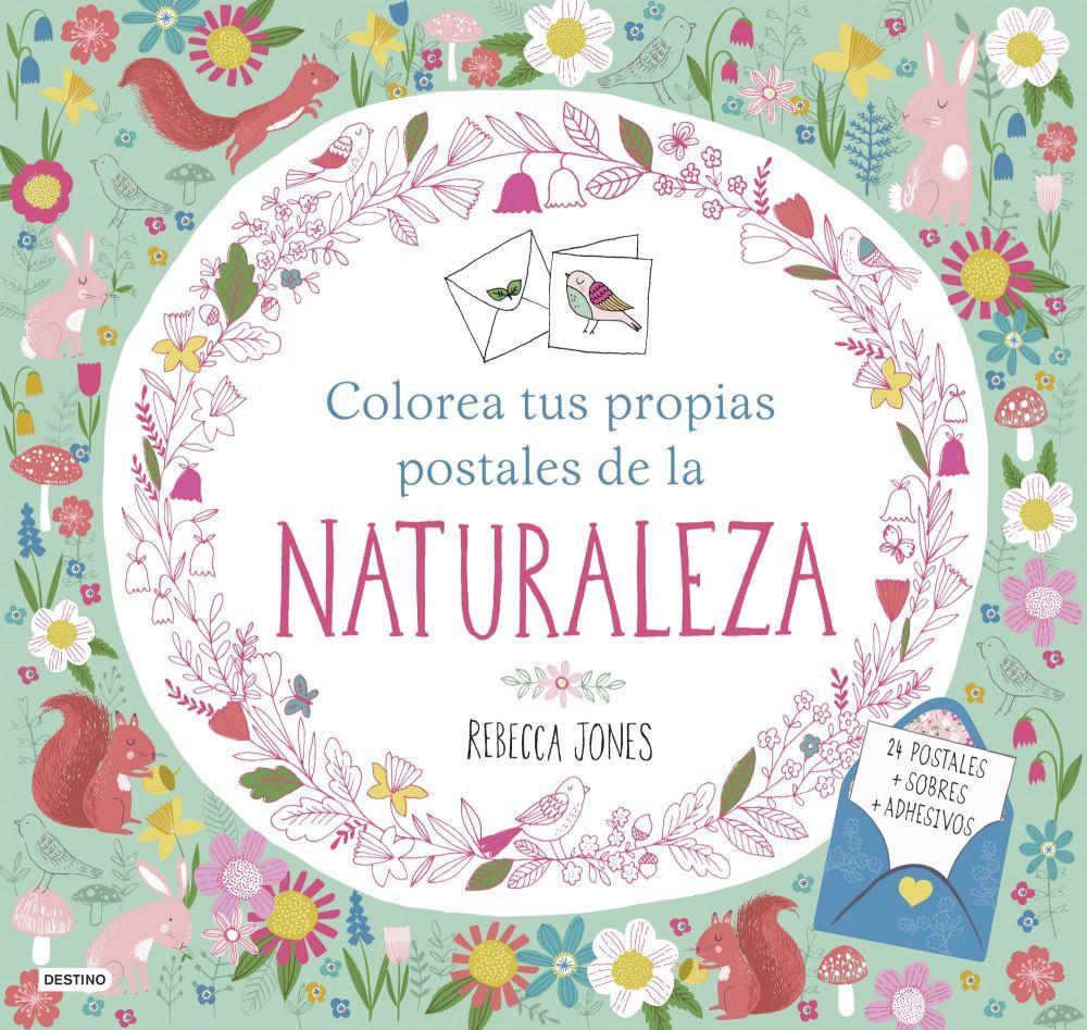 Colorea tus propias postales de la naturaleza