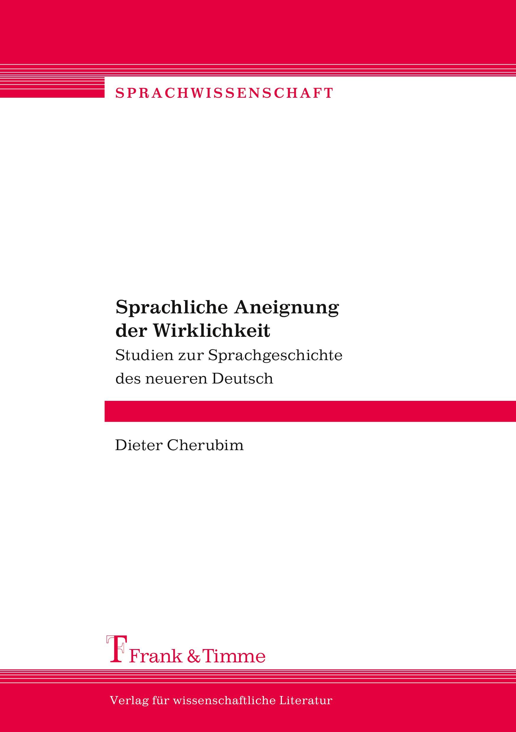 Sprachliche Aneignung der Wirklichkeit