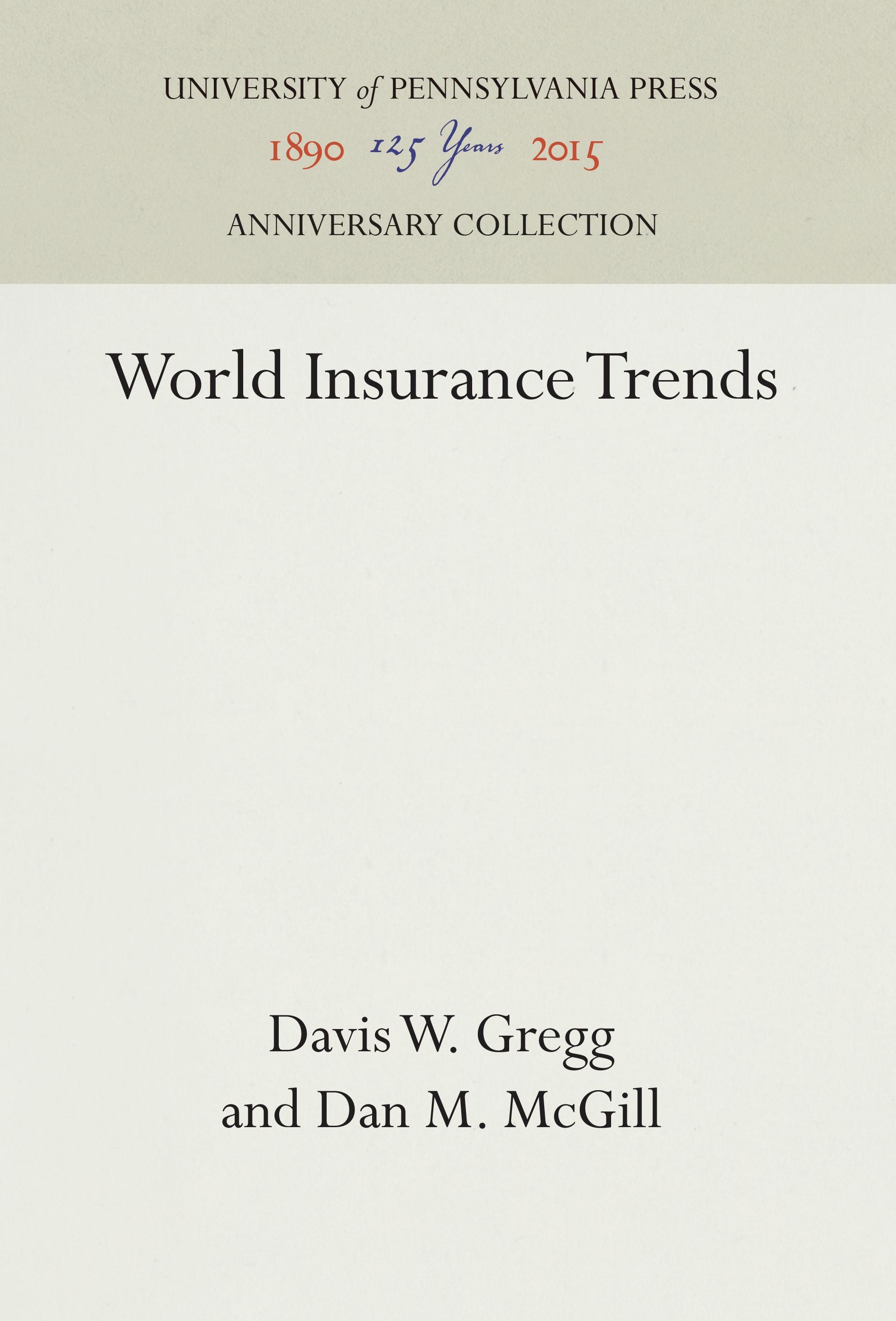 World Insurance Trends