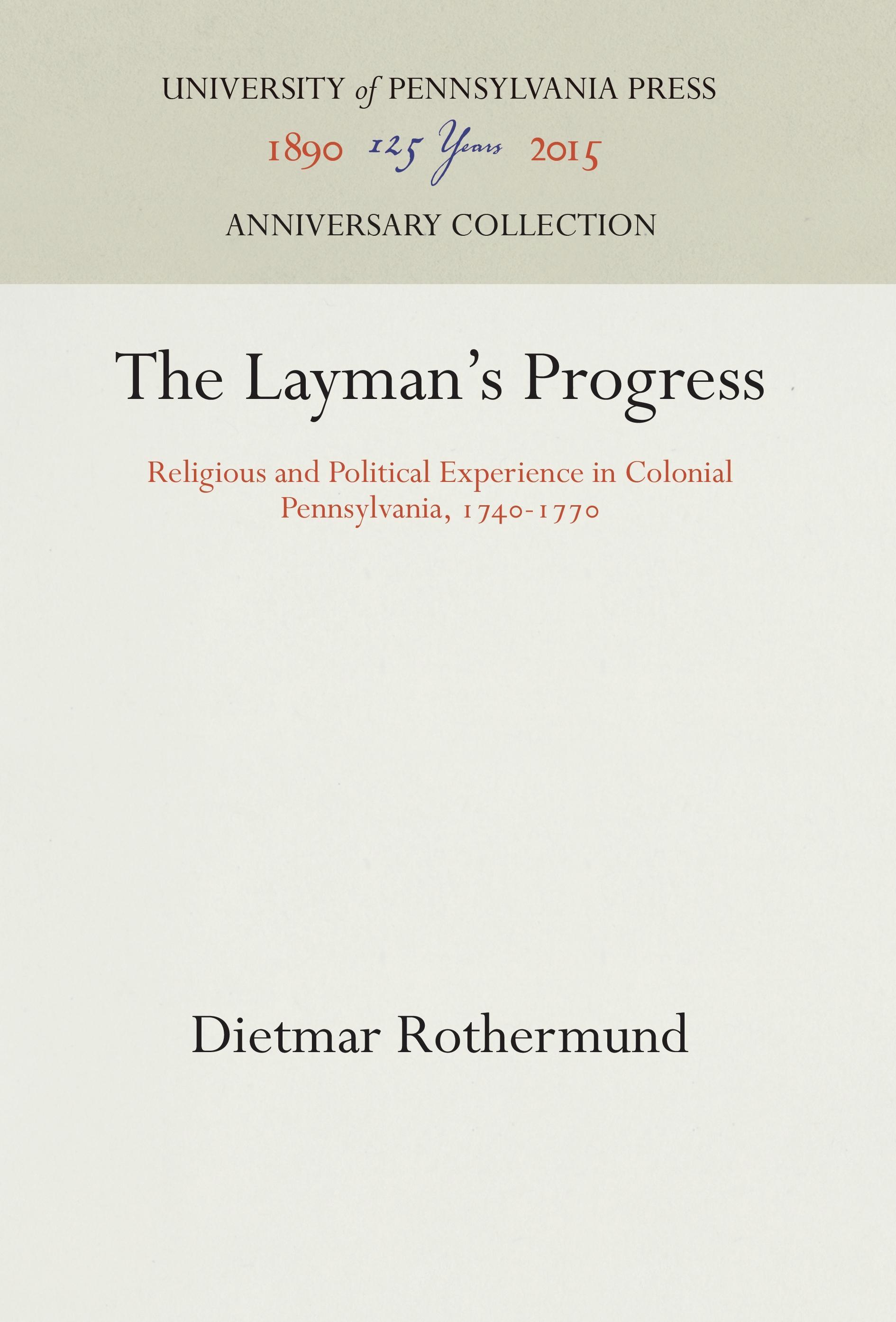 The Layman's Progress