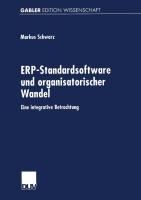 ERP-Standardsoftware und organisatorischer Wandel