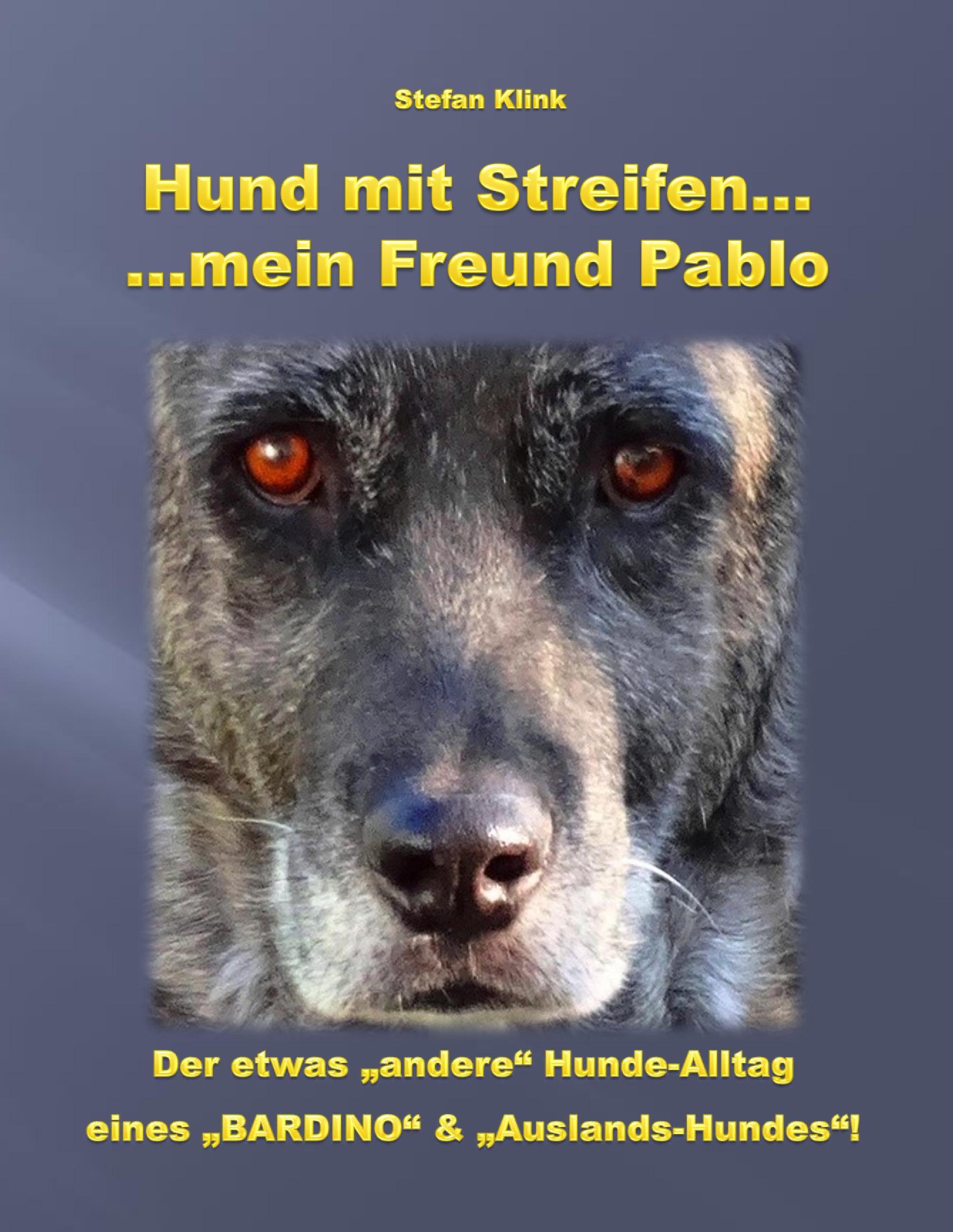 Hund mit Streifen ...