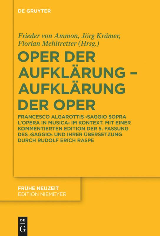 Oper der Aufklärung ¿ Aufklärung der Oper