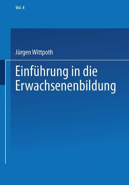 Einführung in die Erwachsenenbildung