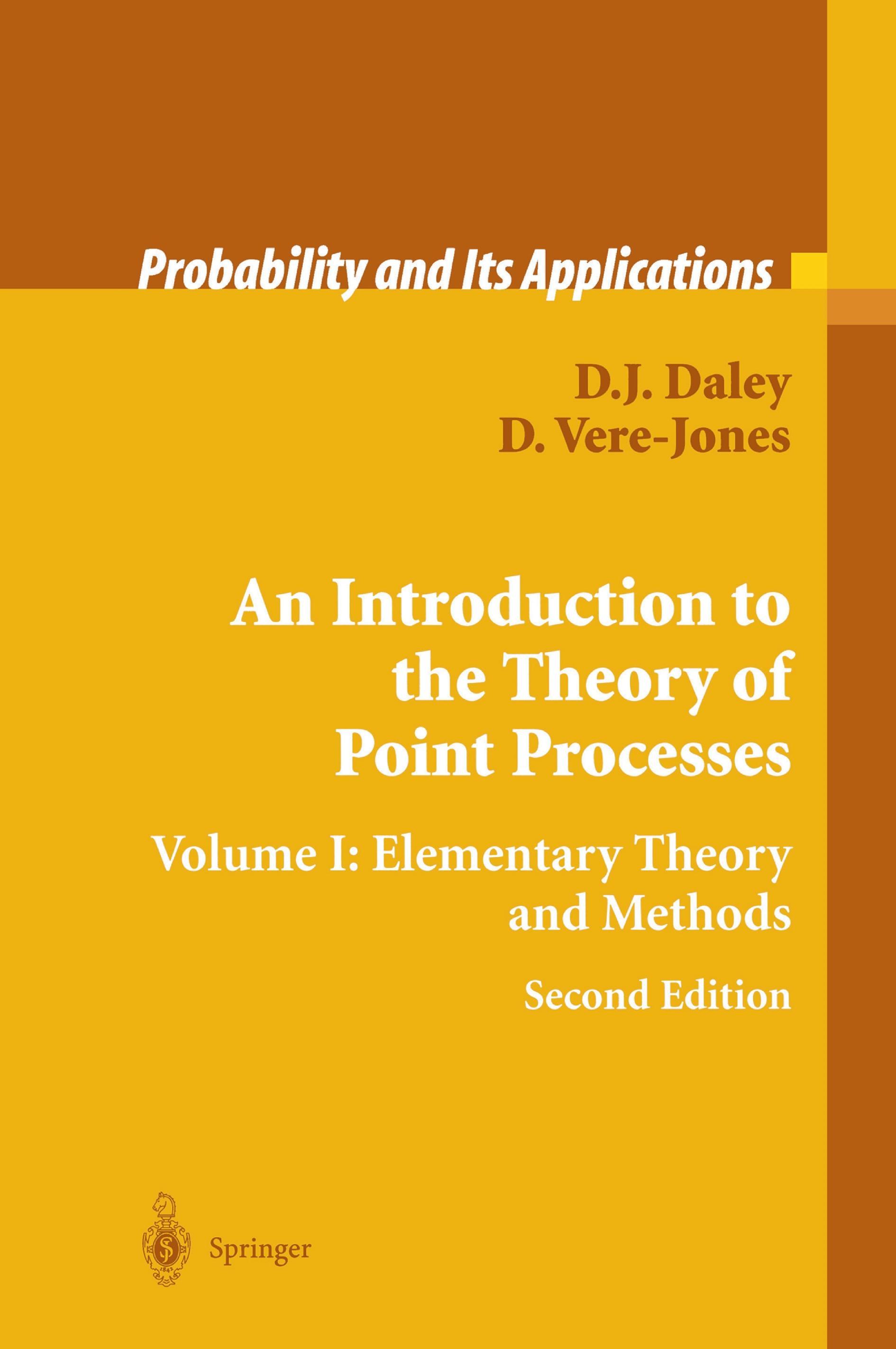 An Introduction to the Theory of Point Processes