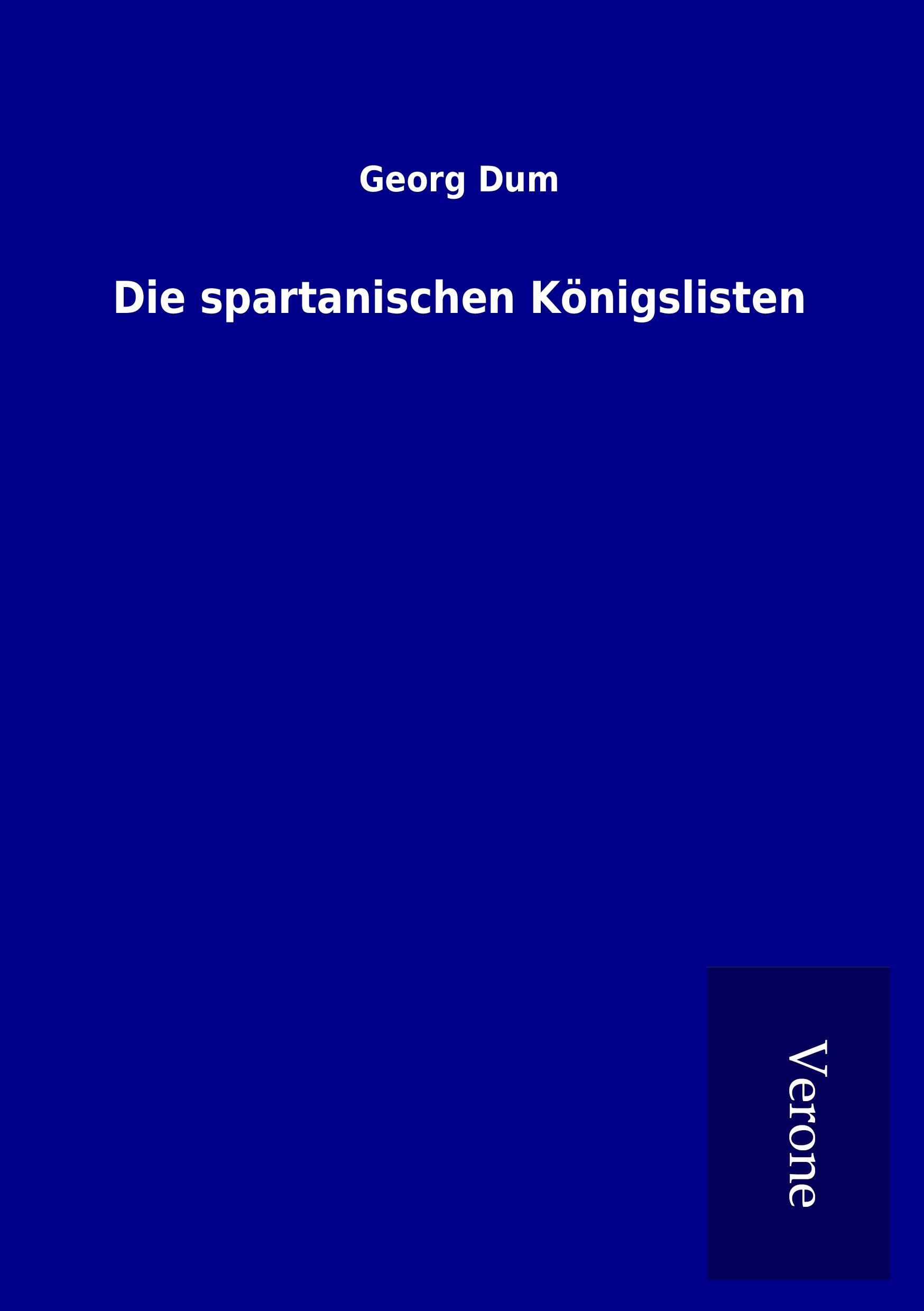 Die spartanischen Königslisten