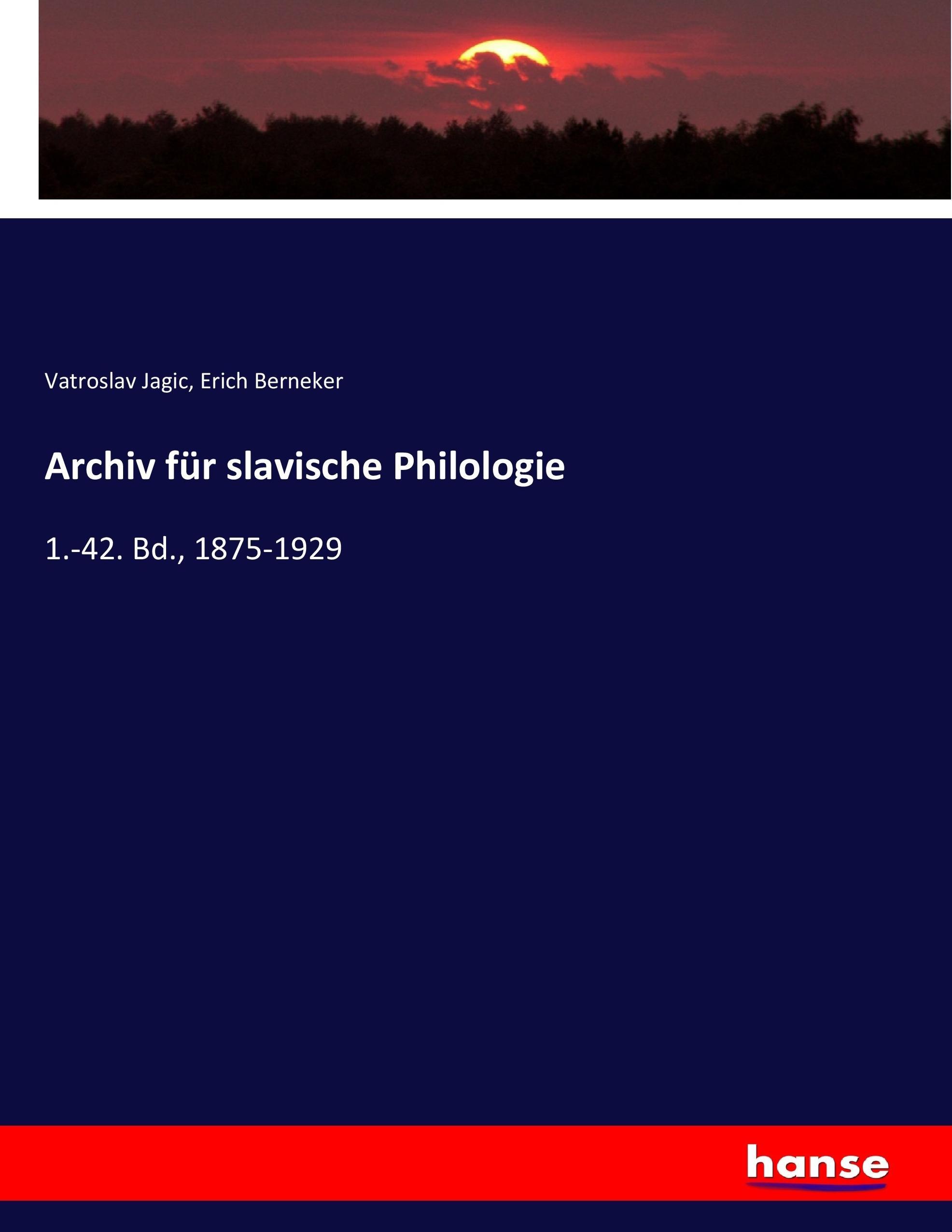 Archiv für slavische Philologie