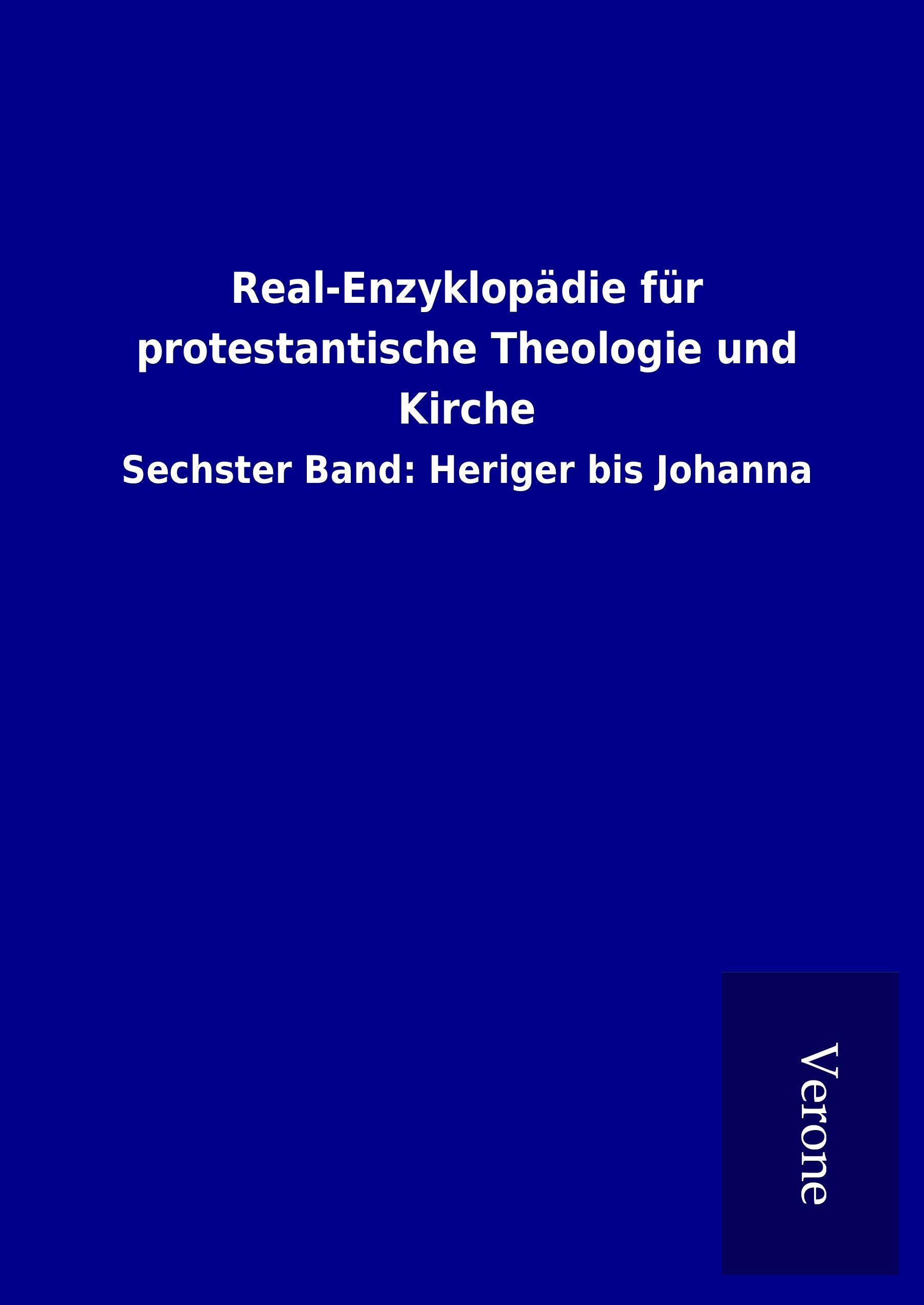 Real-Enzyklopädie für protestantische Theologie und Kirche