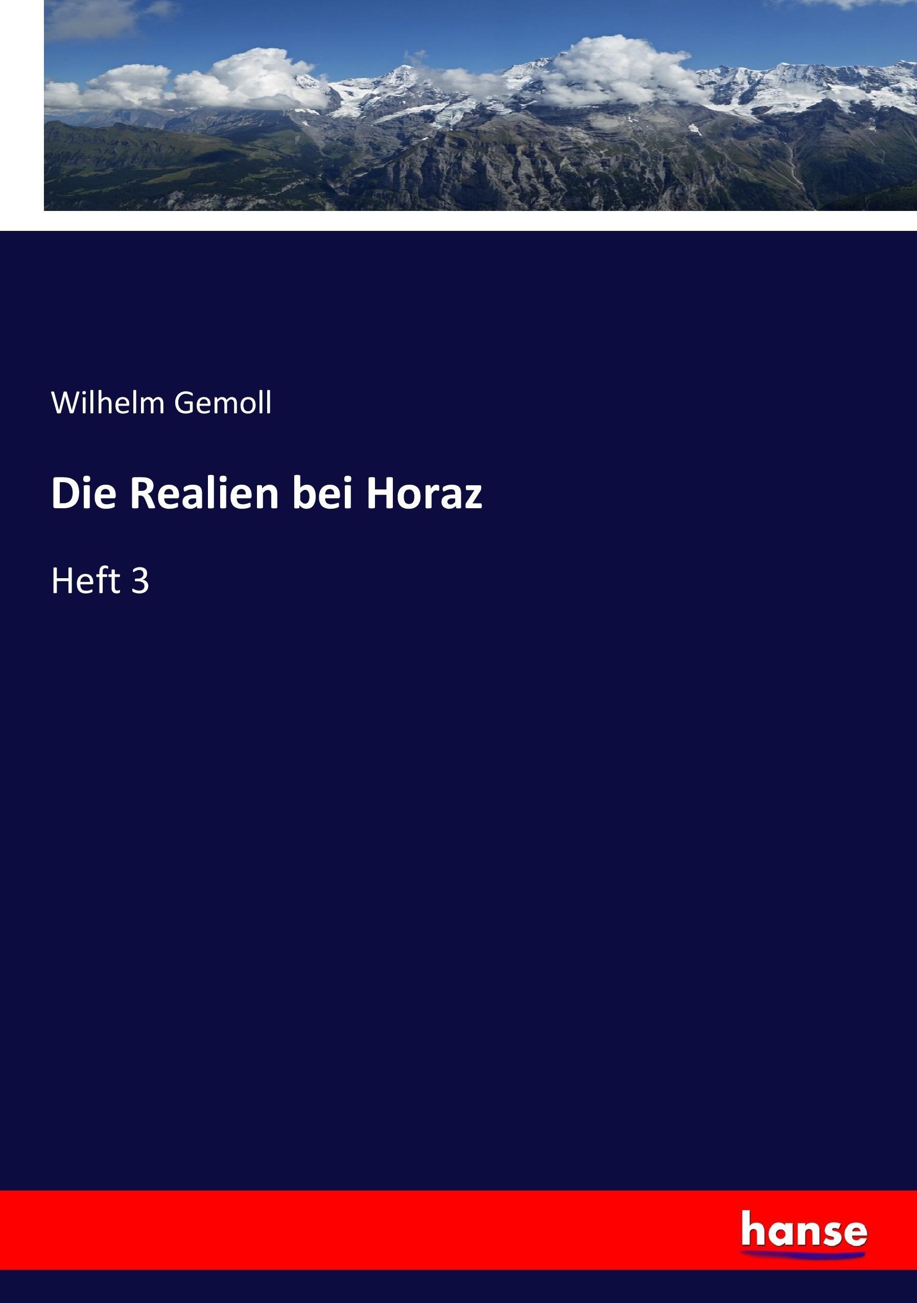 Die Realien bei Horaz